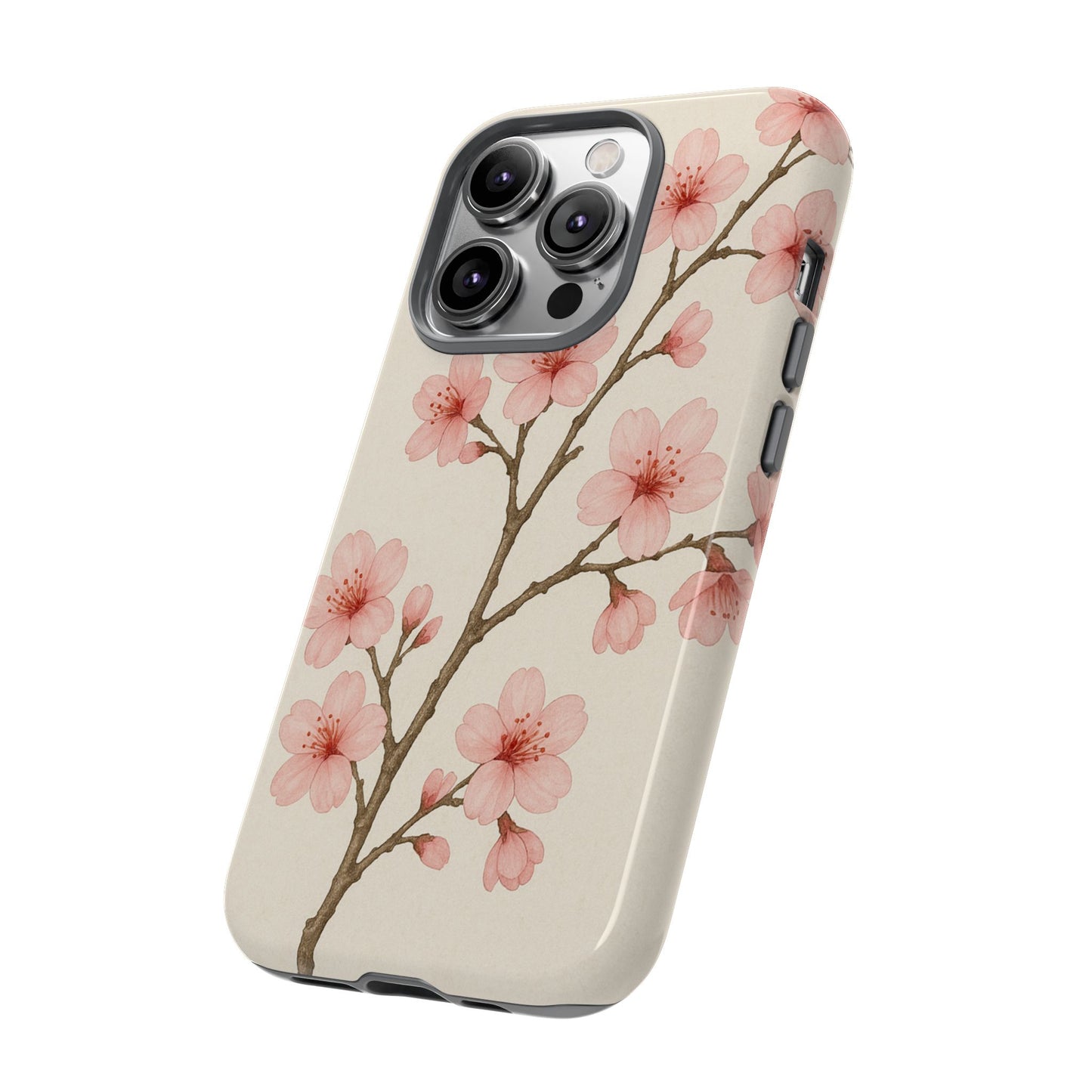 Cherry Blossom Phone Case, Floral Phone Cover, Tough Case for Gifts, Spring Decor, Cute Tech Accessories, Nature Lover's Gift