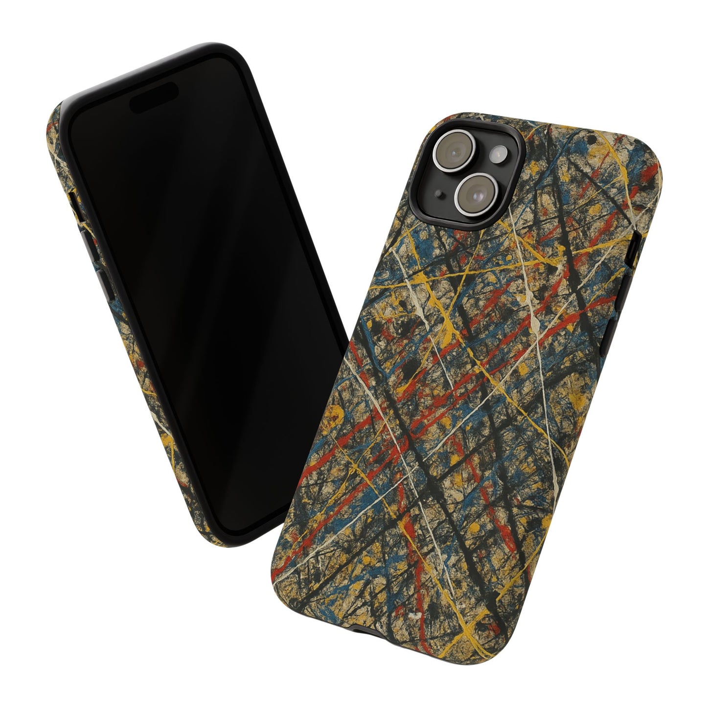 Tough Cases Phone Case - Bold Abstract Design, Stylish Mobile Cover, Unique Gift for Him/Her, Durable Accessory, Trendy Protection