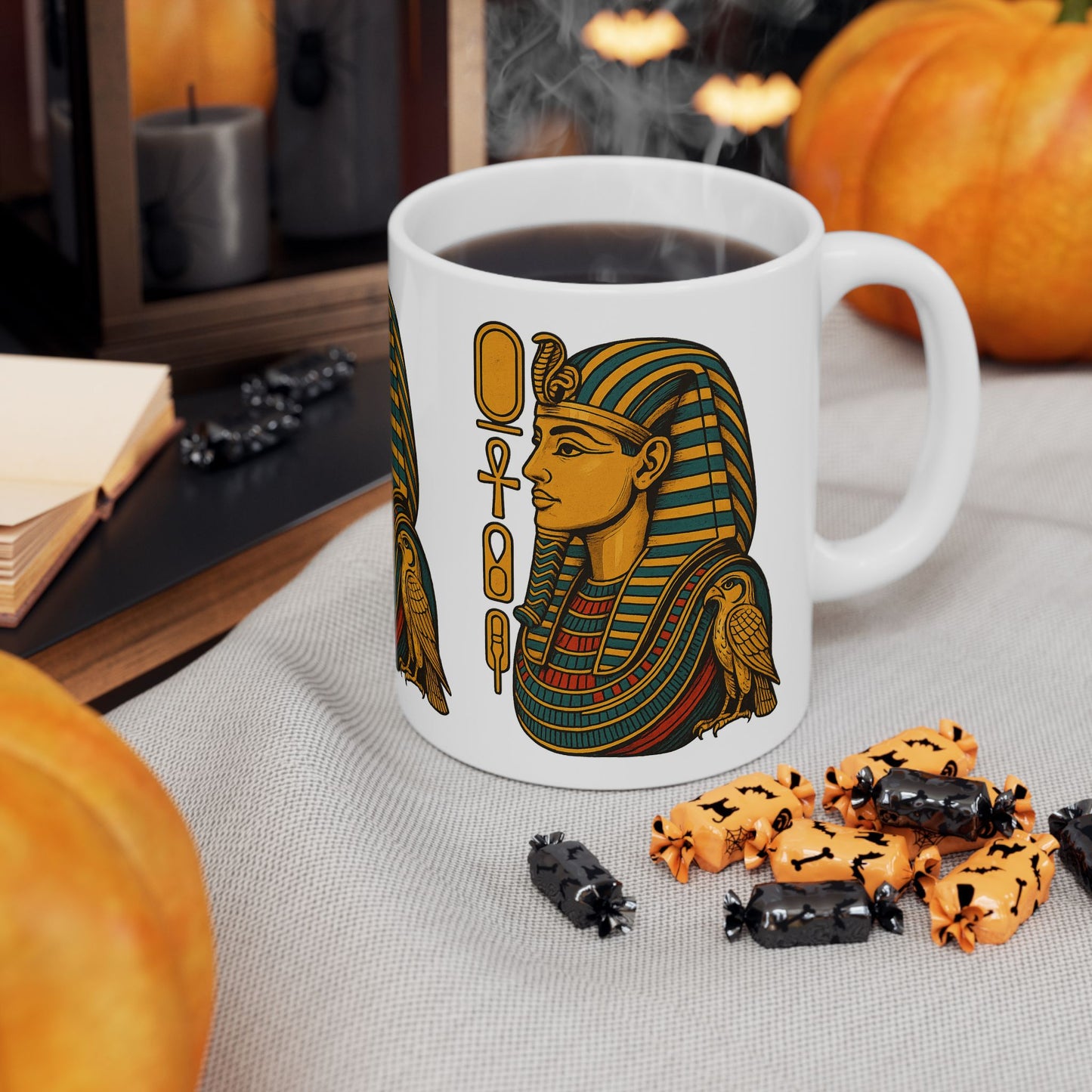 Ancient Egypt-Inspired Ceramic Mug, Unique Gift for History Lovers, Decorative Coffee Cup for Home or Office, Perfect for Birthdays, [...]