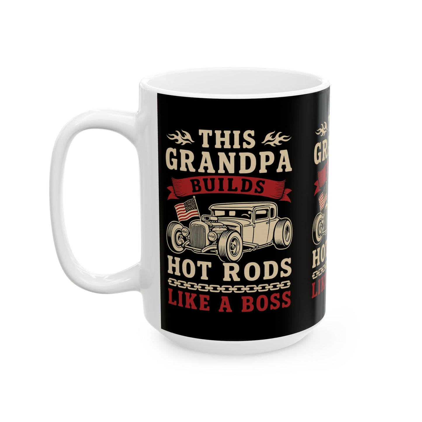 Grandpa Hot Rods Ceramic Mug | Gift for Car Lovers, Father's Day, Coffee [...]