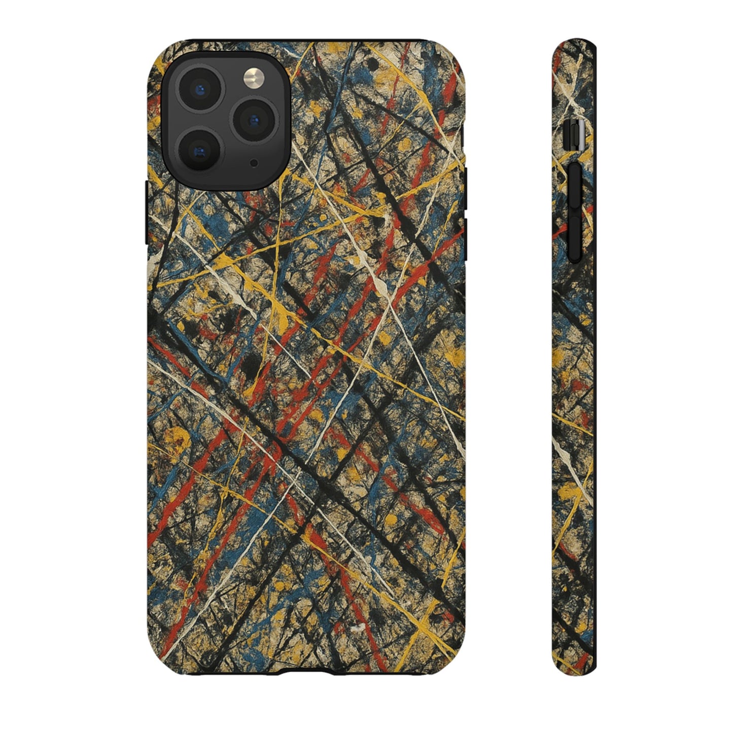 Tough Cases Phone Case - Bold Abstract Design, Stylish Mobile Cover, Unique Gift for Him/Her, Durable Accessory, Trendy Protection