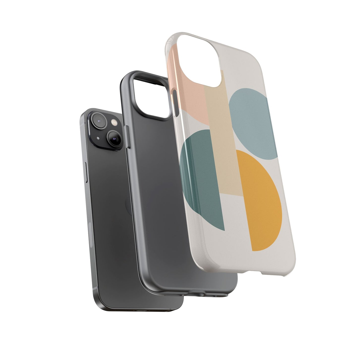Minimalist Geometric Phone Case, Stylish Protective Cover for Phones, Modern Design, Gift for Him/Her, Trendy Tech Accessory