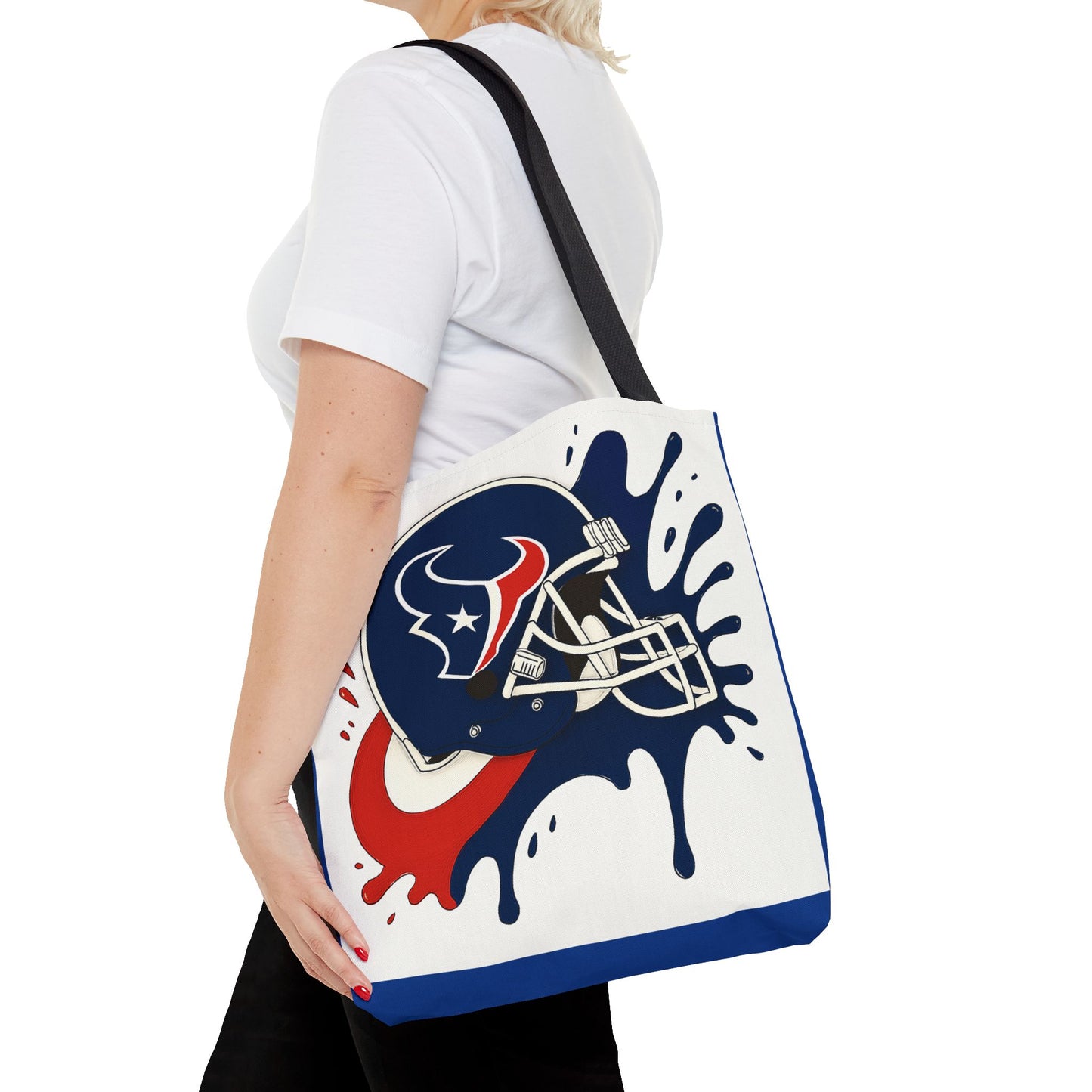 Football Splash Design Tote Bag, Sports Fan Bag, Game Day Accessory, NFL Tote, Casual Gym Bag, Carry-All for Sports Enthusiasts