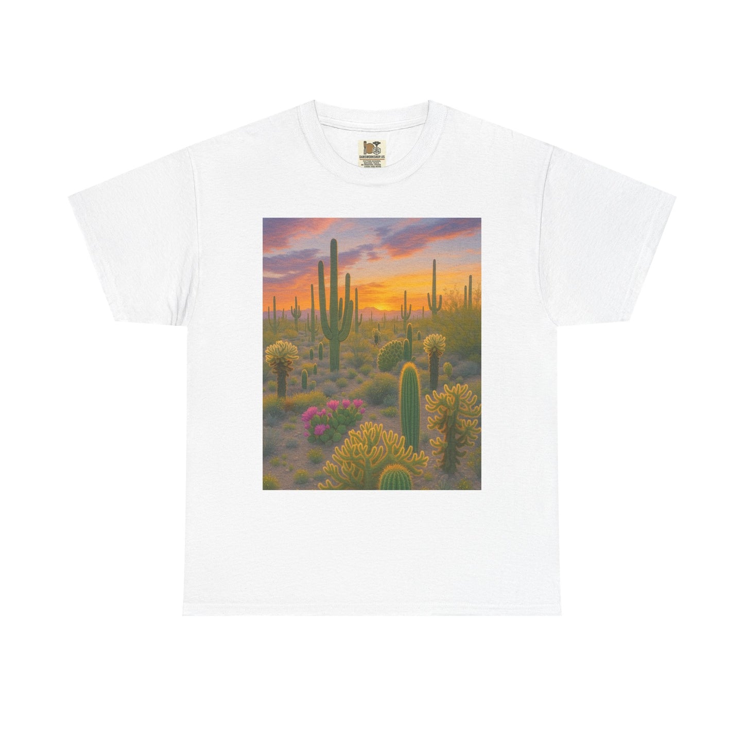 Desert Sunset Unisex Tee, Boho Style Shirt, Nature Lover Gift, Cactus [...]