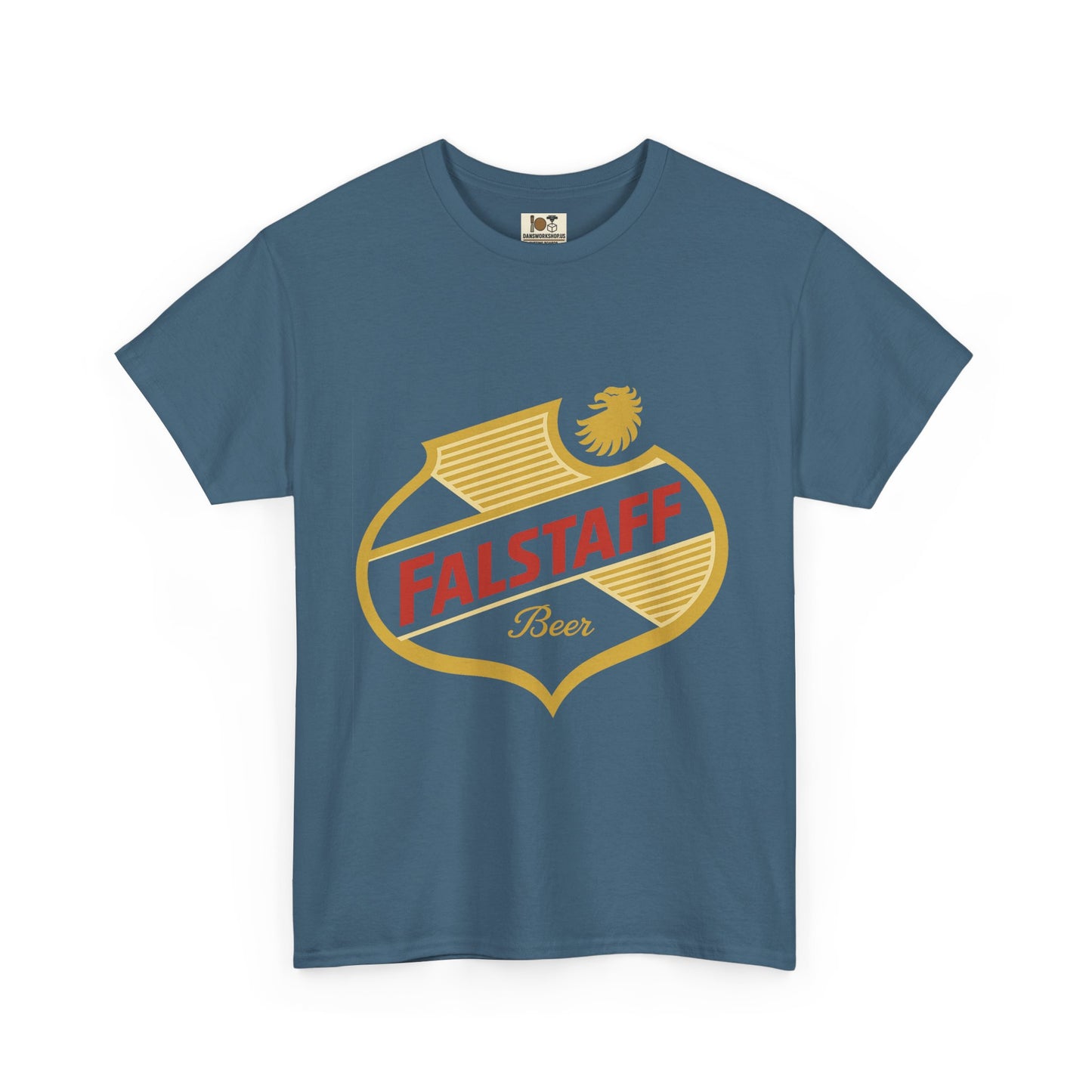 Vintage Falstaff Beer Unisex Heavy Cotton Tee | Retro Beer Graphic Shirt, Casual Wear, Gift for Beer Lovers, Party Outfit, Summer Top