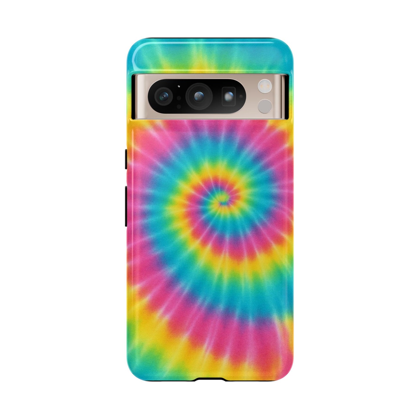 Colorful Tie-Dye Phone Case, Vibrant Phone Cover, Boho Style Accessory, Gift for Teens, Trendy Phone Accessories