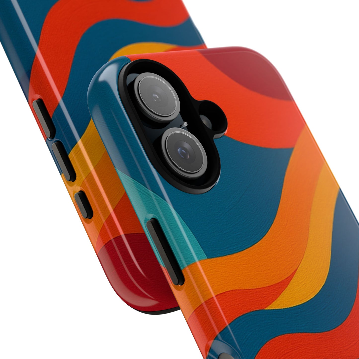 Vibrant Phone Case, Abstract Design Cover, Tough Cases for All Occasions, Stylish Gift for Tech Lovers, Modern Phone Accessories