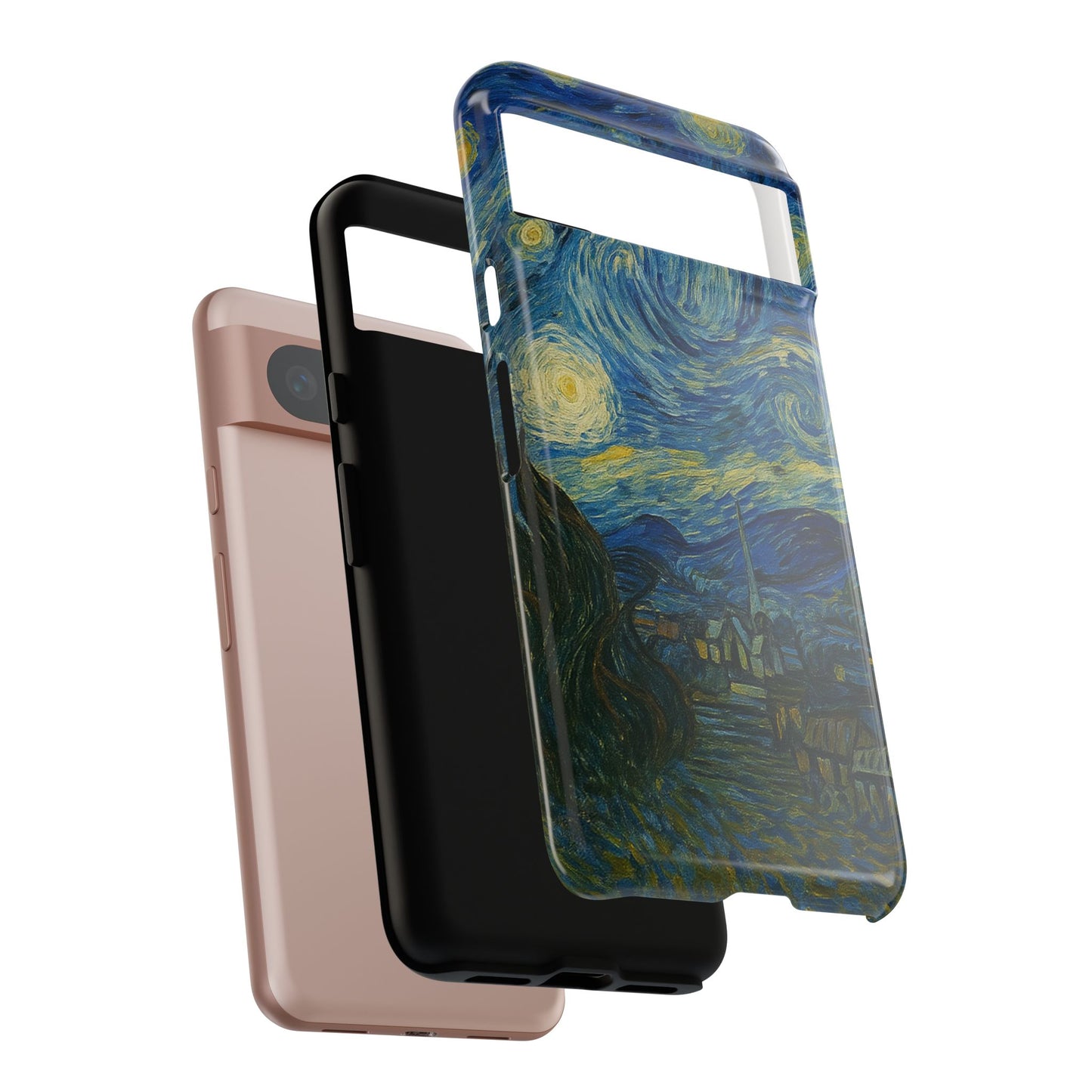Starry Night Phone Case, Artistic Cell Phone Cover, Gift for Art Lovers, Unique Phone Accessory, Birthday Gift for Him/Her, Tough Cases