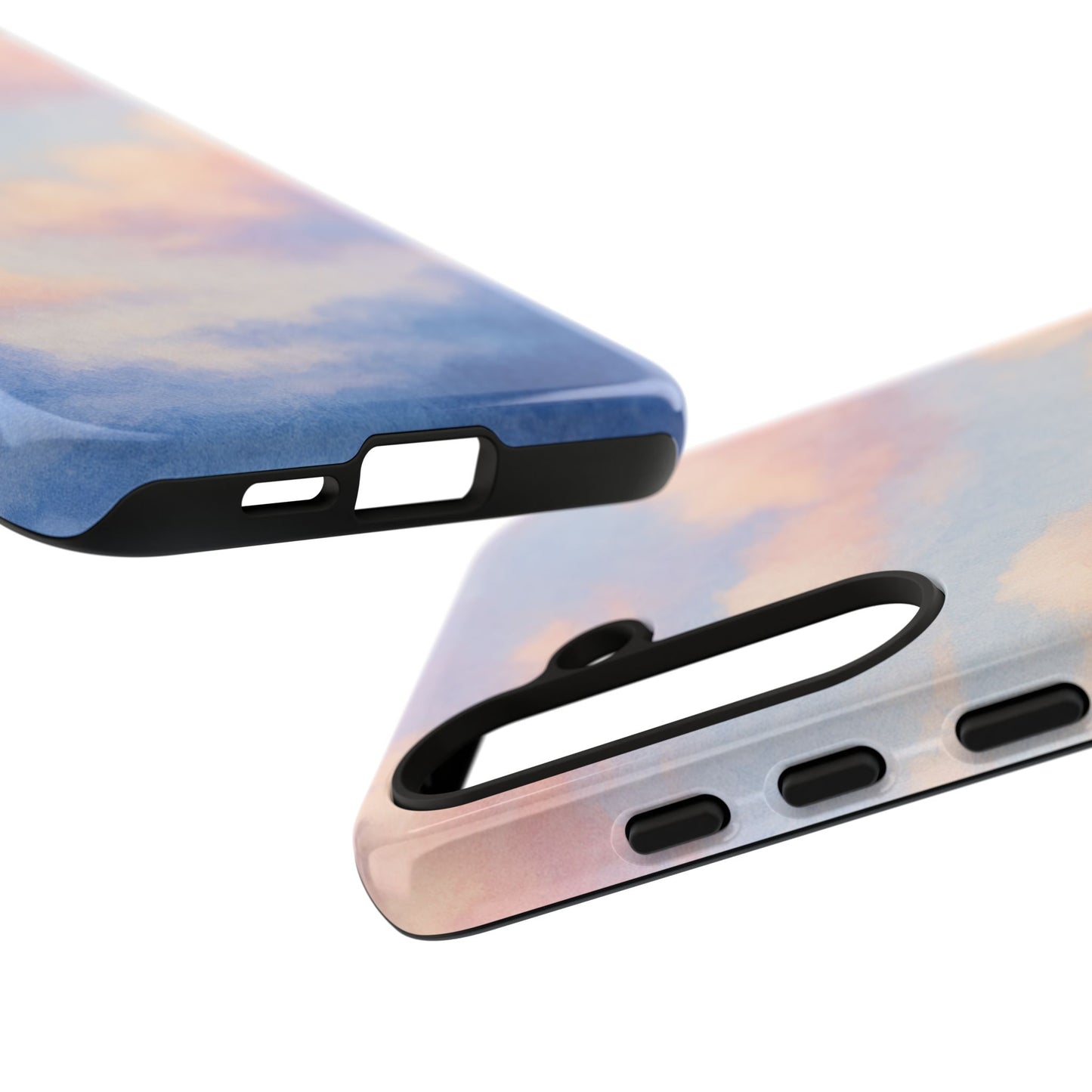 Sky Blue Cloud Phone Case, Tough Phone Cover, Aesthetic Cell Phone Accessory, Gift for Teen, Trendy Tech Protection