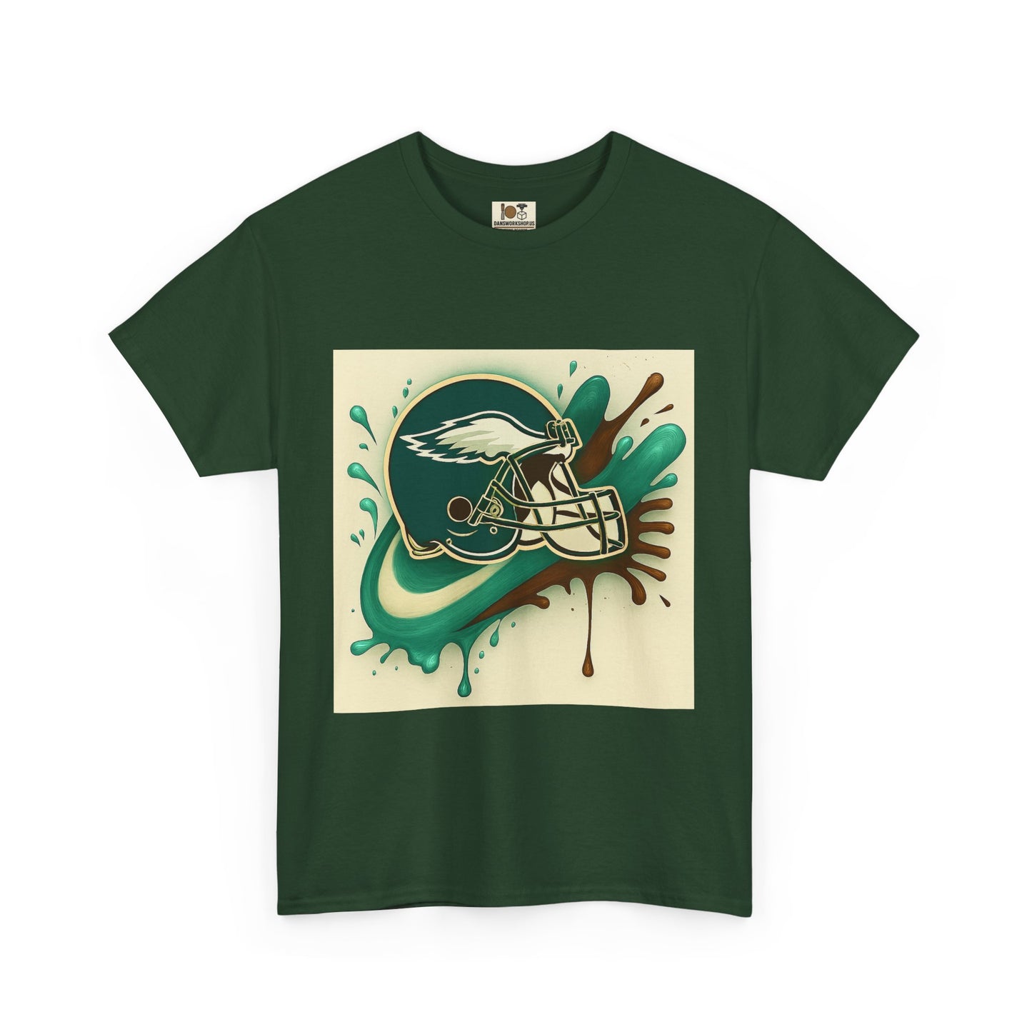 Eagles Fan Unisex Heavy Cotton Tee, Sports Shirt, Team Apparel, Game Day Outfit, Football Merchandise