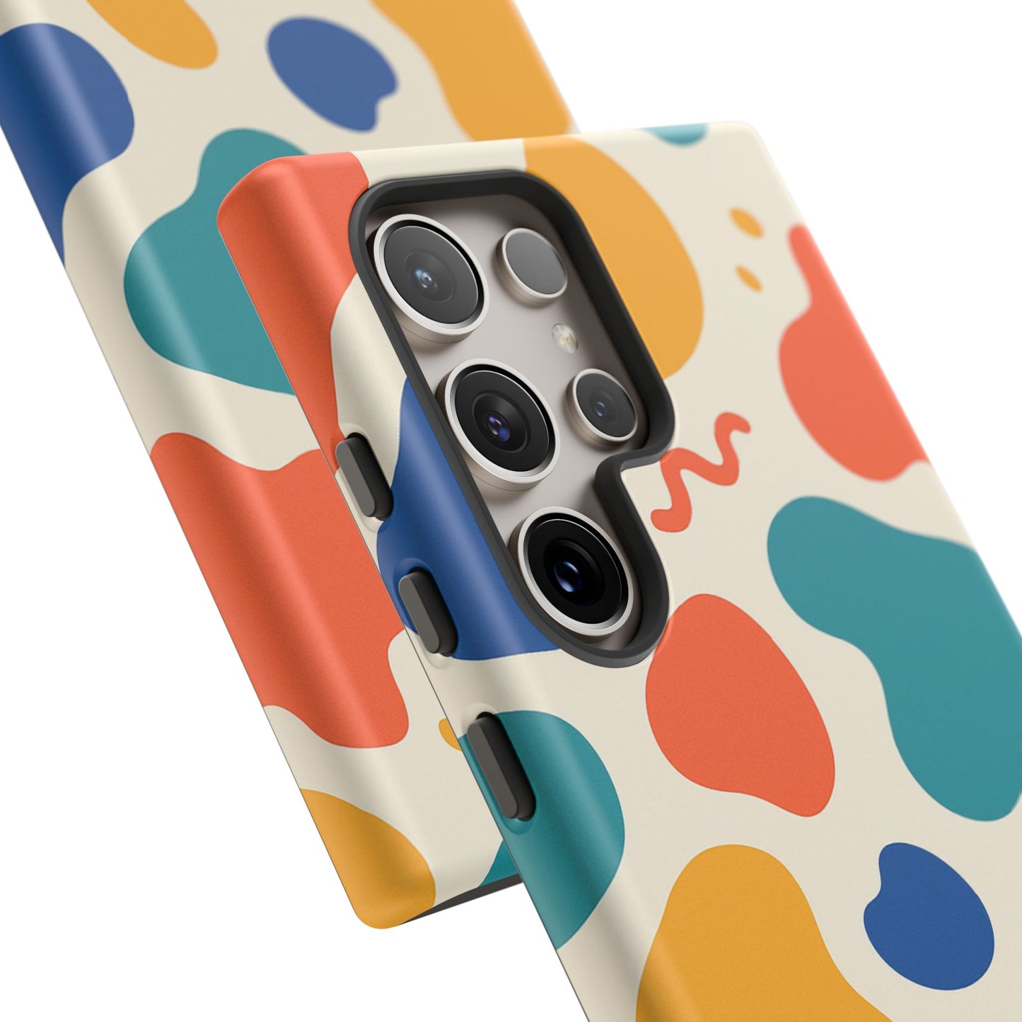 Colorful Phone Case with Abstract Design, Stylish Phone Cover, Trendy Tech Accessory for Her, Unique Gift Idea, Fun Patterned Case