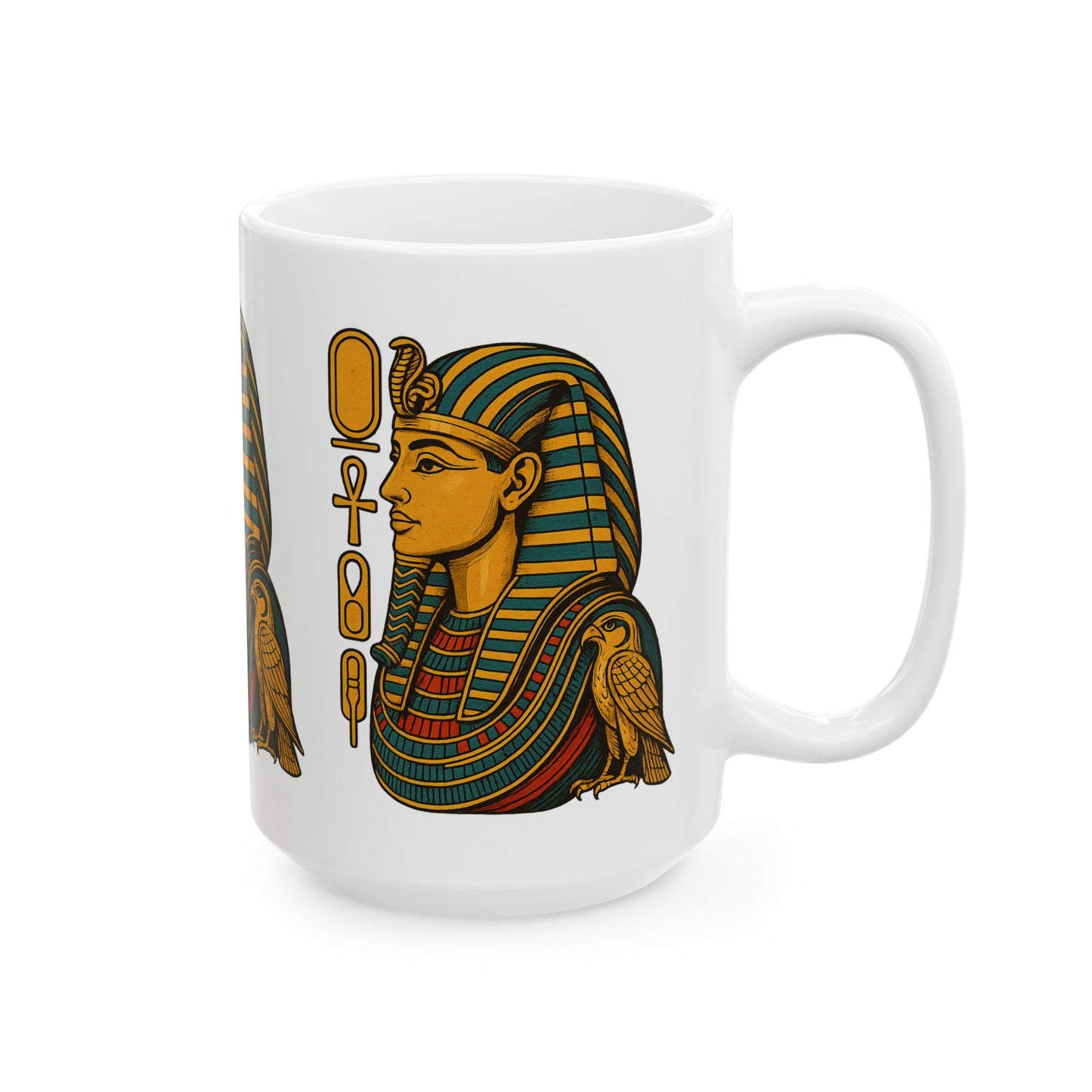 Ancient Egypt-Inspired Ceramic Mug, Unique Gift for History Lovers, Decorative Coffee Cup for Home or Office, Perfect for Birthdays, [...]