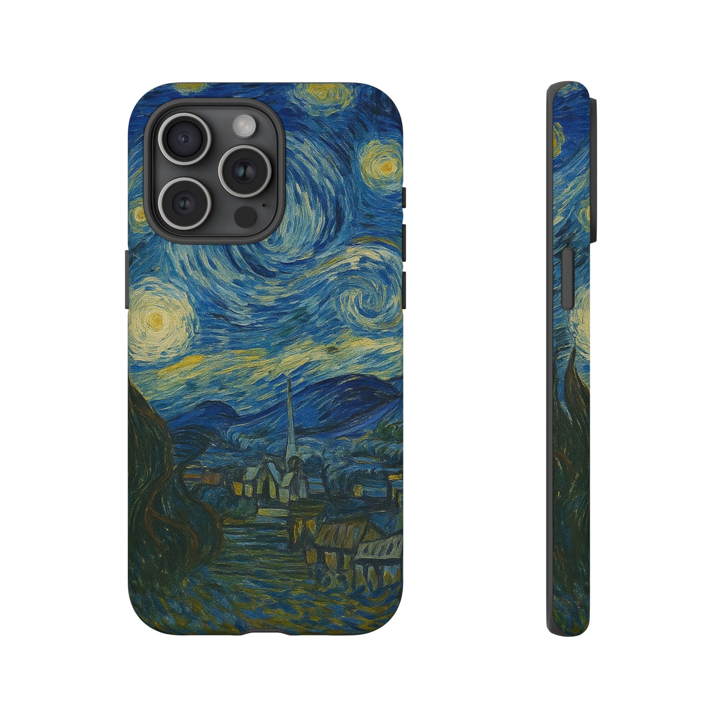 Starry Night Phone Case, Artistic Cell Phone Cover, Gift for Art Lovers, Unique Phone Accessory, Birthday Gift for Him/Her, Tough Cases