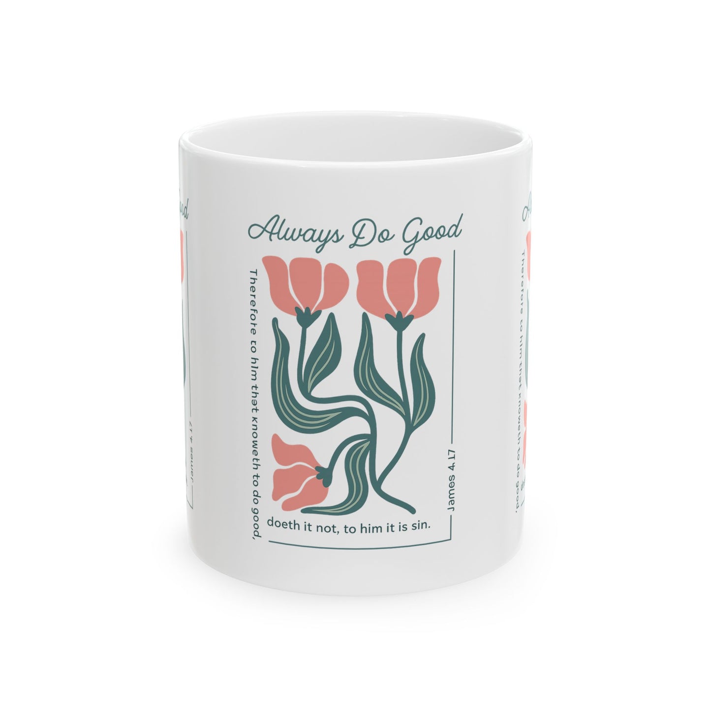 Uplifting Floral Ceramic Mug: Always Do Good Inspirational Gift, Motivational Coffee Cup, Encouraging Tea Mug, Perfect for Mother's [...]