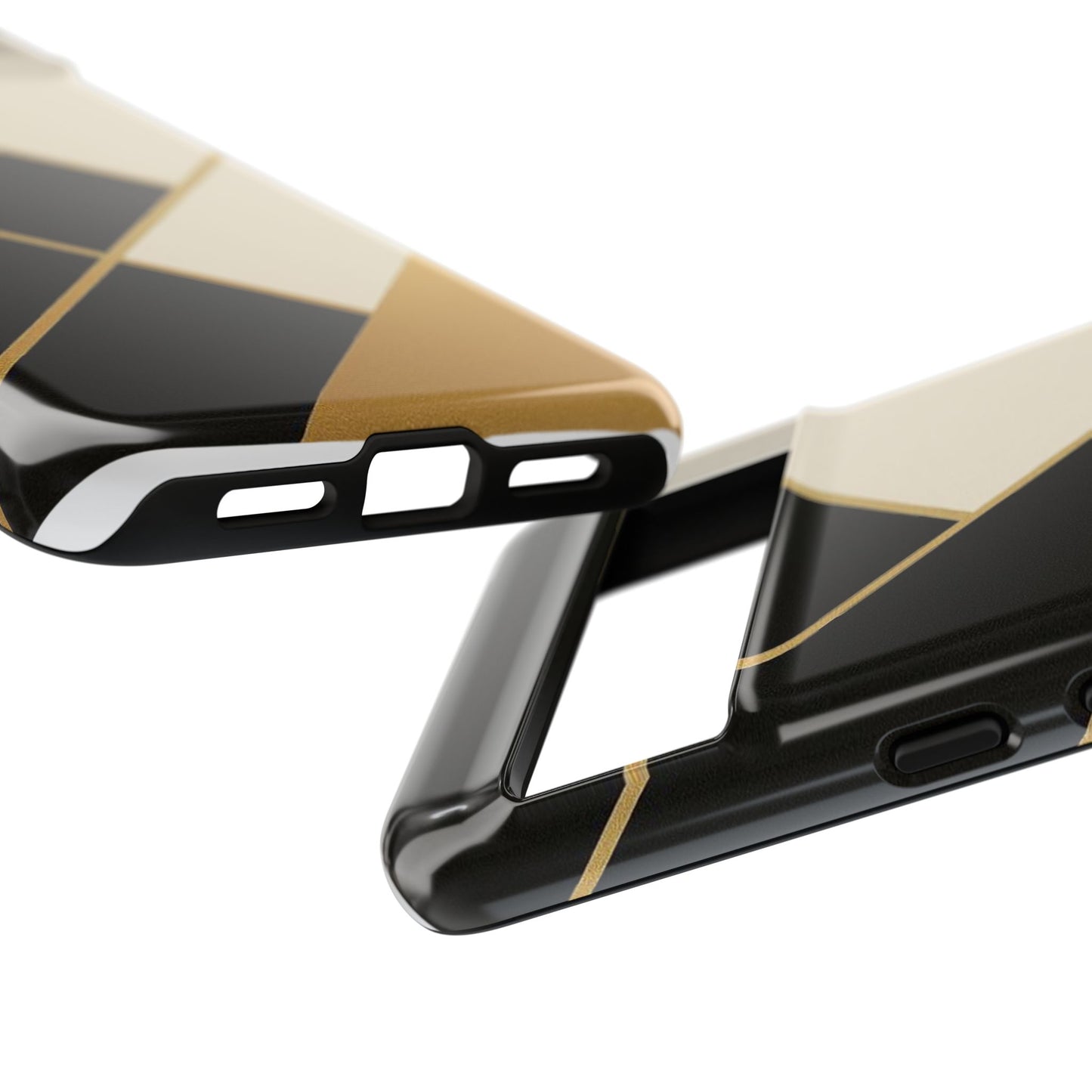 Chic Phone Case, Stylish Phone Cover, Geometric Design Case, Protective Mobile Case, Modern Phone Protector