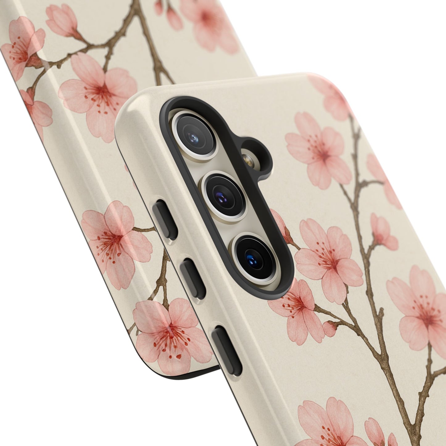 Cherry Blossom Phone Case, Floral Phone Cover, Tough Case for Gifts, Spring Decor, Cute Tech Accessories, Nature Lover's Gift