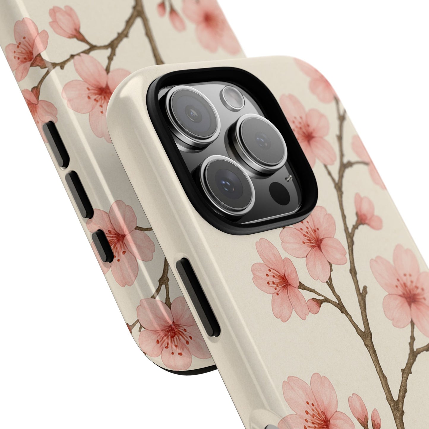 Cherry Blossom Phone Case, Floral Phone Cover, Tough Case for Gifts, Spring Decor, Cute Tech Accessories, Nature Lover's Gift