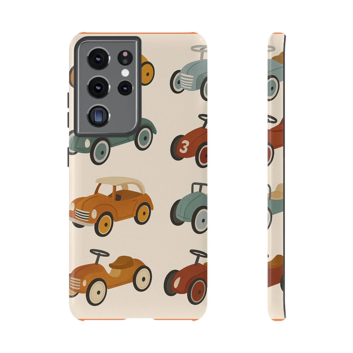 Vintage Car Phone Case, Tough Cases, Kids Gift, Car Lover Accessory, Retro Style, Phone Protection, Unique Design, pedal cars
