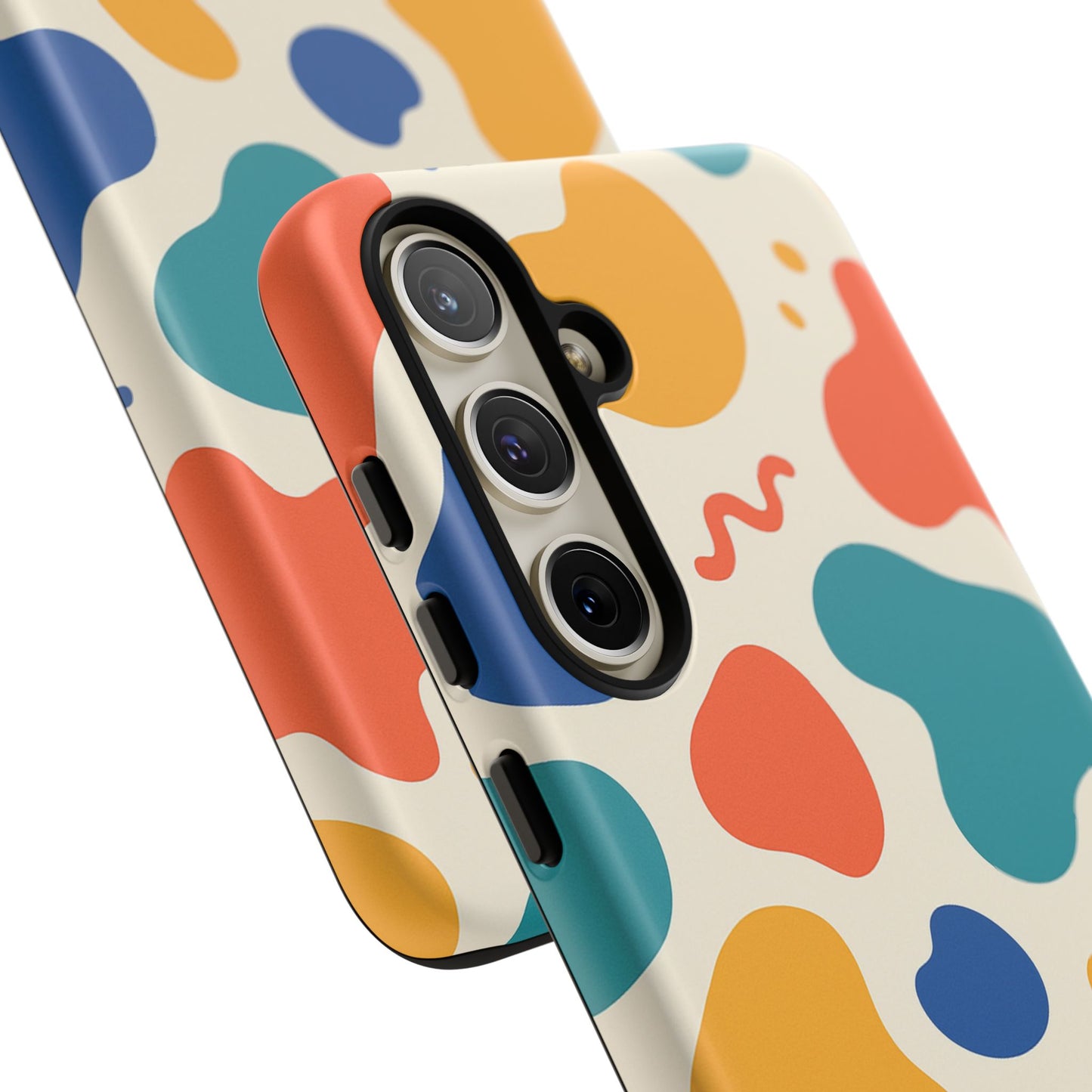 Colorful Phone Case with Abstract Design, Stylish Phone Cover, Trendy Tech Accessory for Her, Unique Gift Idea, Fun Patterned Case