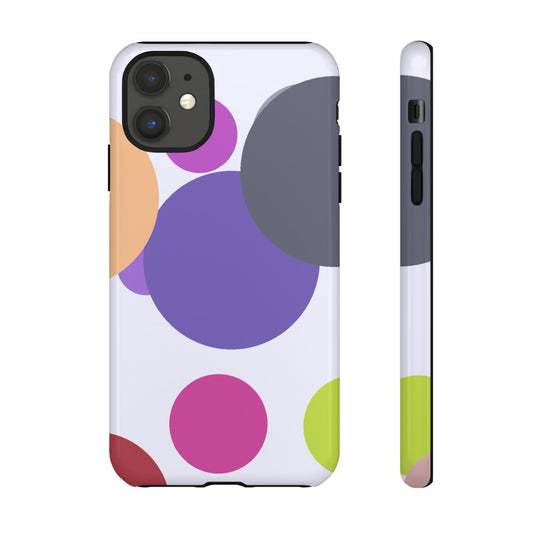 Colorful Geometric Phone Case, Bold Protective Cover for iPhone, Unique Gift for Trendy Teens, Fun Customizable Cases, Modern Design