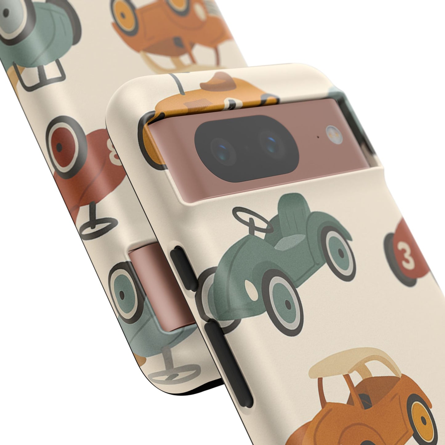 Vintage Car Phone Case, Tough Cases, Kids Gift, Car Lover Accessory, Retro Style, Phone Protection, Unique Design, pedal cars
