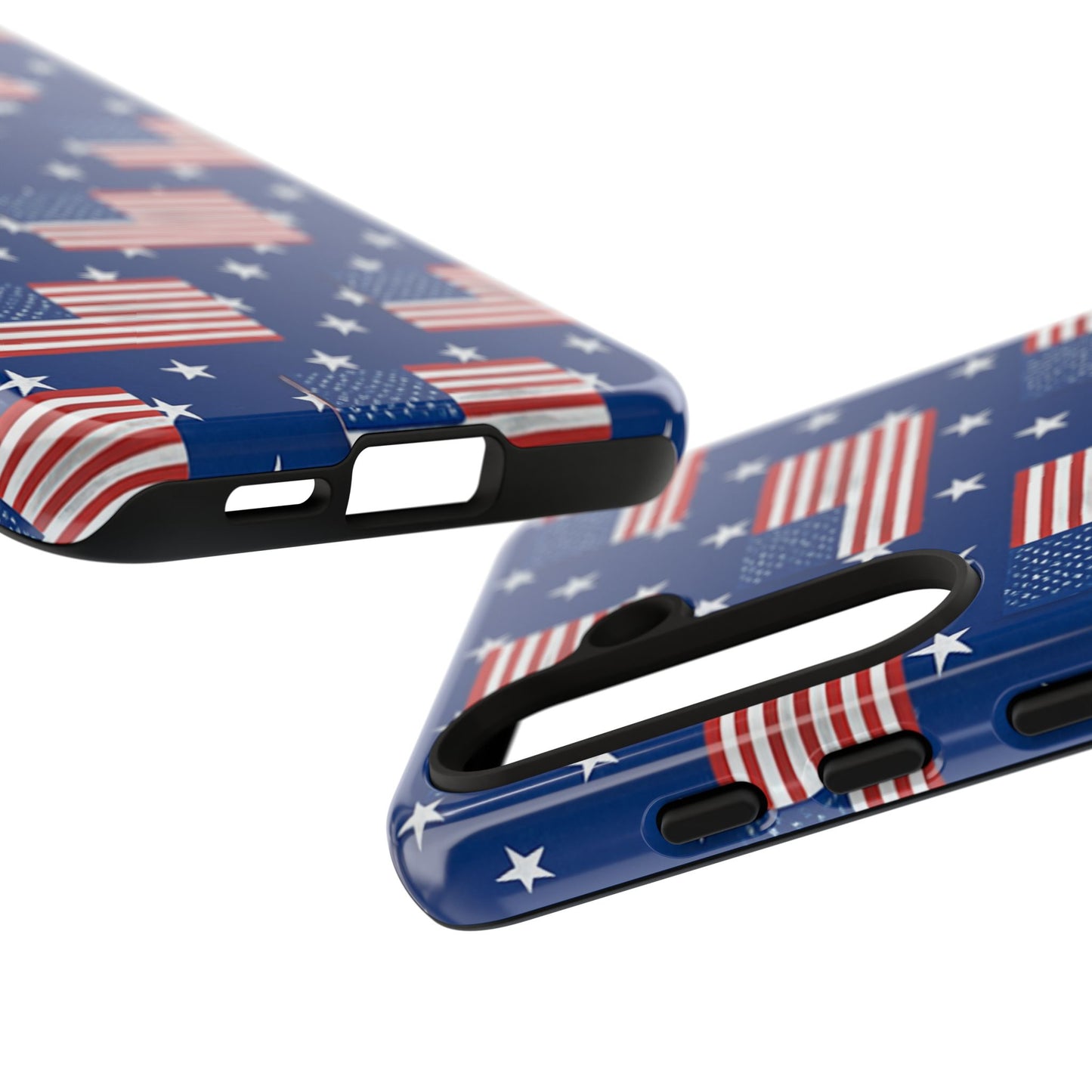 Patriotic Phone Case, Independence Day Accessories, American Flag Design, Star-Spangled Cover, Summer BBQ Gift
