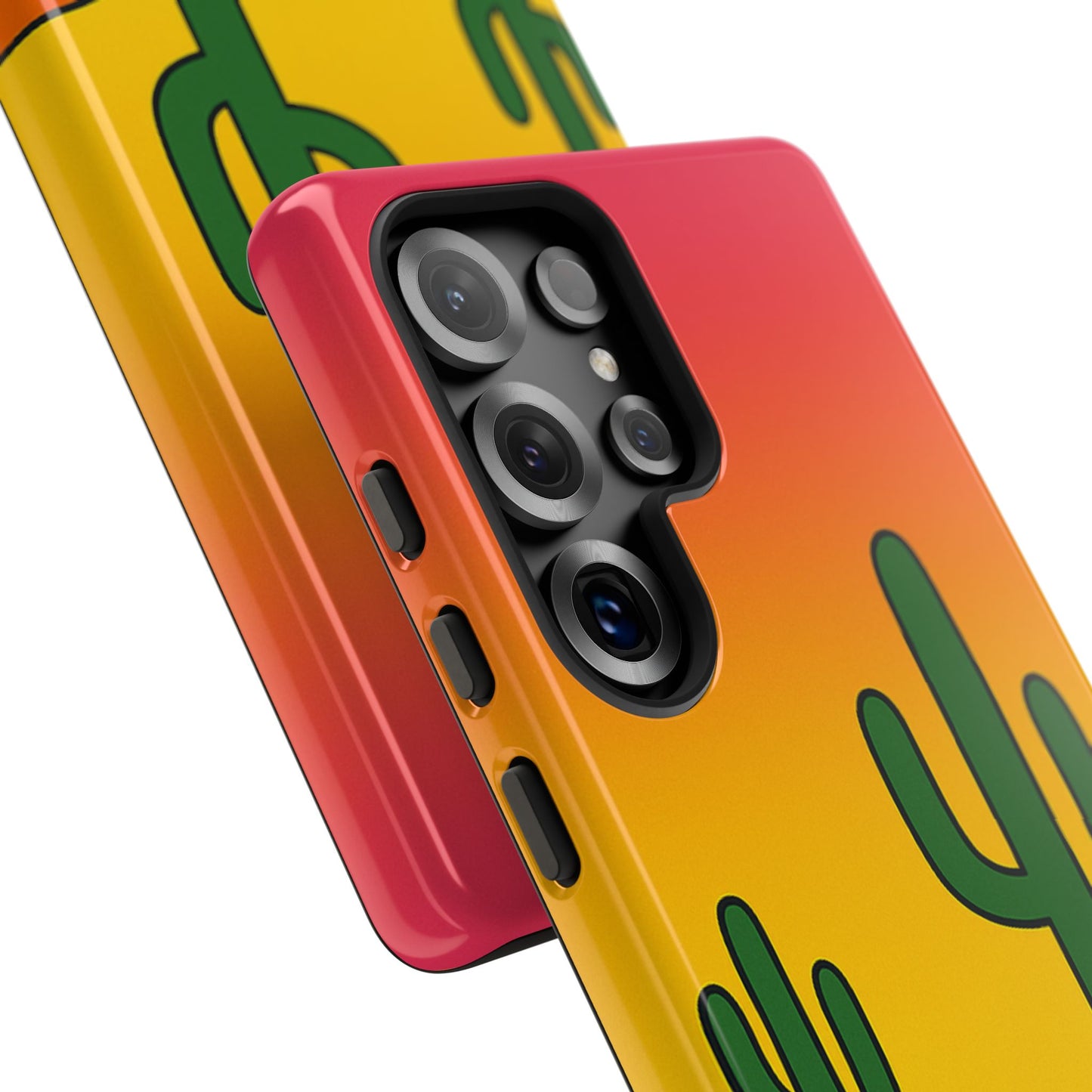 Desert Vibes Phone Case, Tough Cases, Cactus Design, Colorful Phone Cover, Summer Aesthetic, Unique Gift Idea