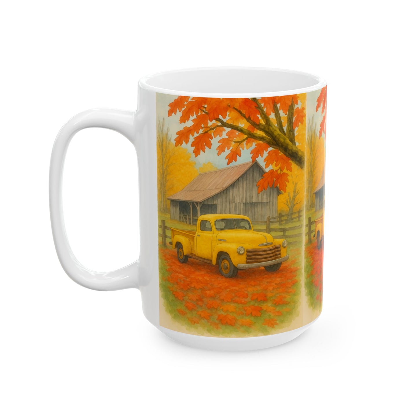 Autumn Farmhouse Ceramic Mug - Cozy Fall Decor, Gift for Coffee Lovers, [...]