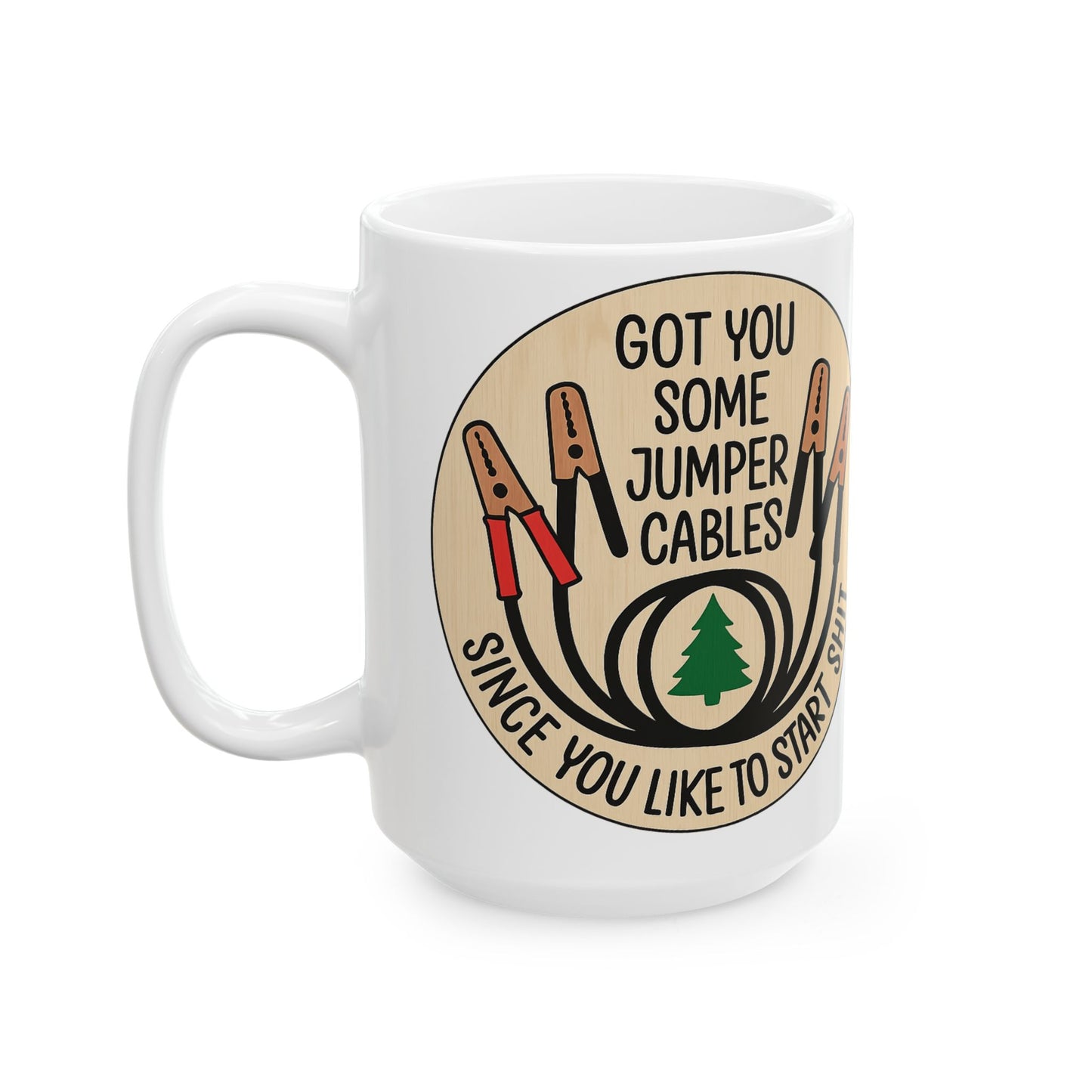 Humorous Ceramic Mug for Car Lovers, Funny Gift for Mechanics, 11oz or 15oz, Birthday, Father's Day, Coffee Cup