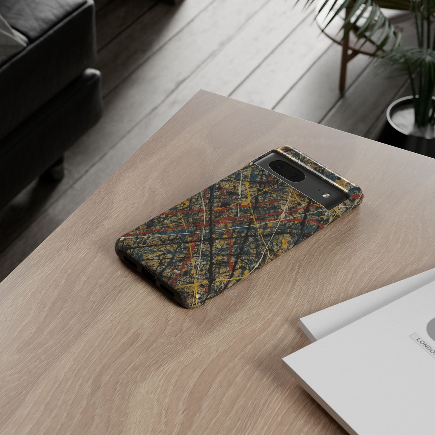Tough Cases Phone Case - Bold Abstract Design, Stylish Mobile Cover, Unique Gift for Him/Her, Durable Accessory, Trendy Protection