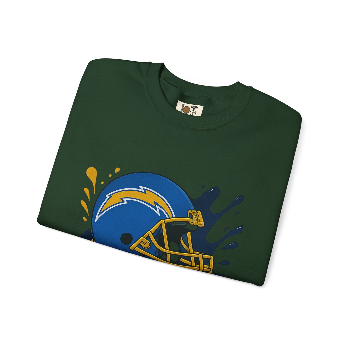 Sporty Splash Crewneck Sweatshirt - Football Lover Gift, Unisex Casual Wear, Game Day Attire, Cozy Sweatshirt, Fall Fashion