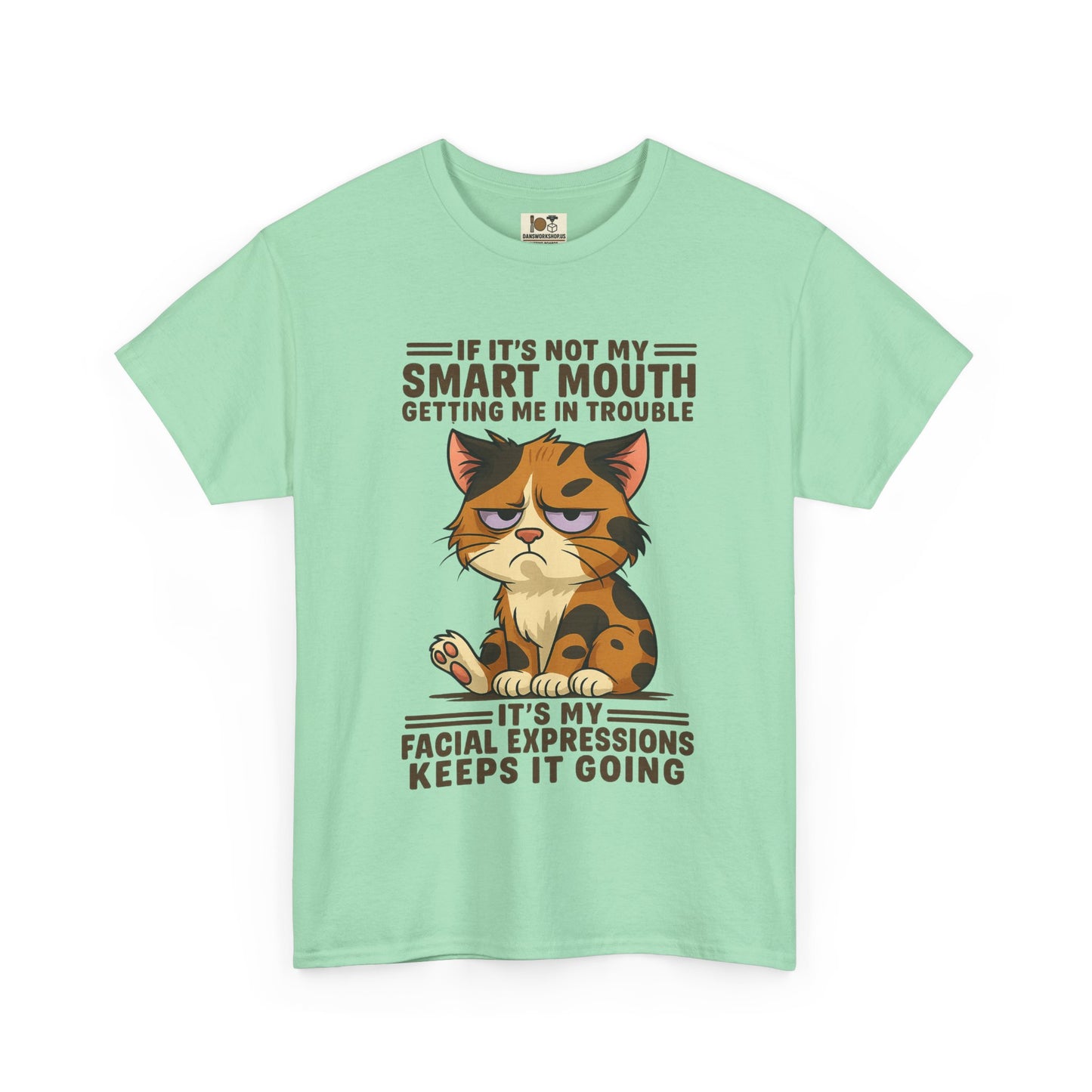 Sassy Cat Quote Tee, Funny Animal Shirt, Unisex Cotton T-Shirt, Gift for Cat Lovers, Humor Apparel, Cute Pet Theme