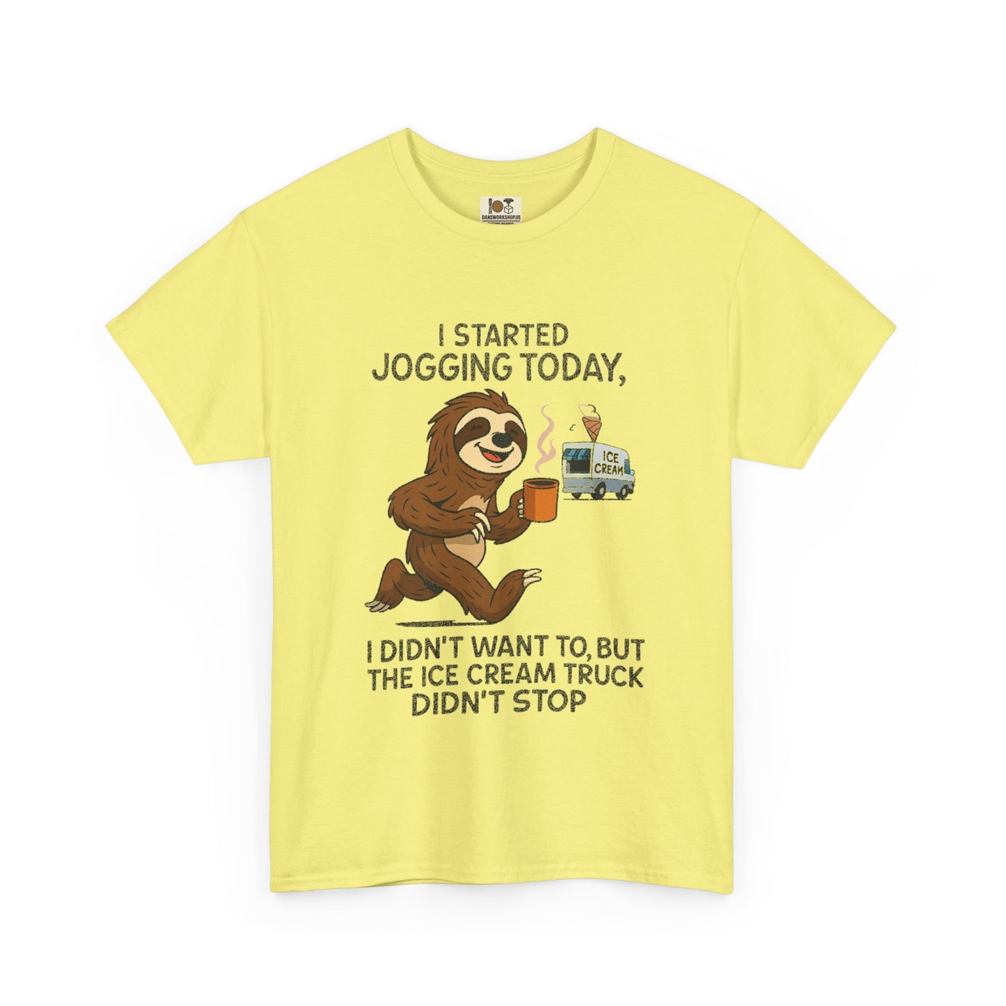 Funny Sloth Jogging T-Shirt | Gift for Exercise Lovers, Animal Humor Tee, Cute Sloth Apparel, Birthday Gift, Casual Wear