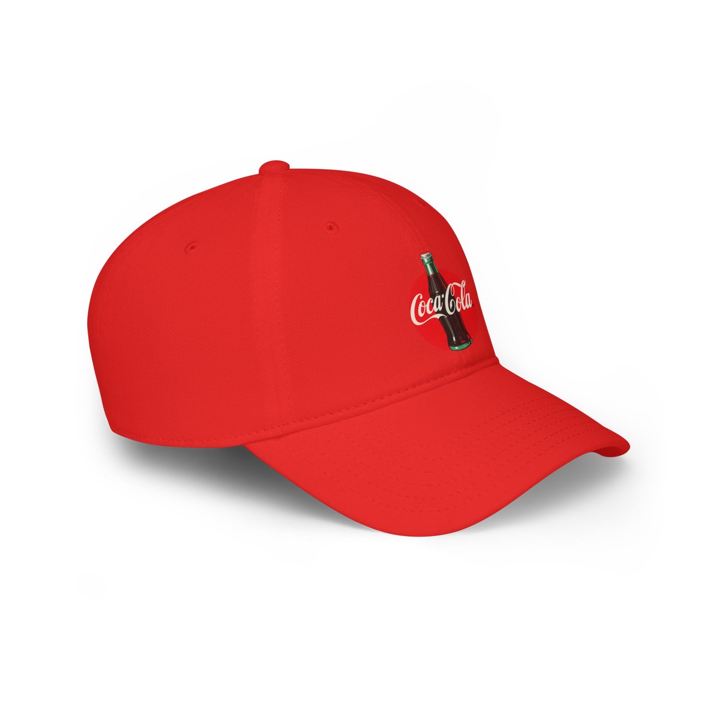 Coca-Cola Low Profile Baseball Cap, Vintage Cap, Unisex Hat, Gift for Coca-Cola Lovers, Adjustable Cap, Summer Accessory, Red Hat