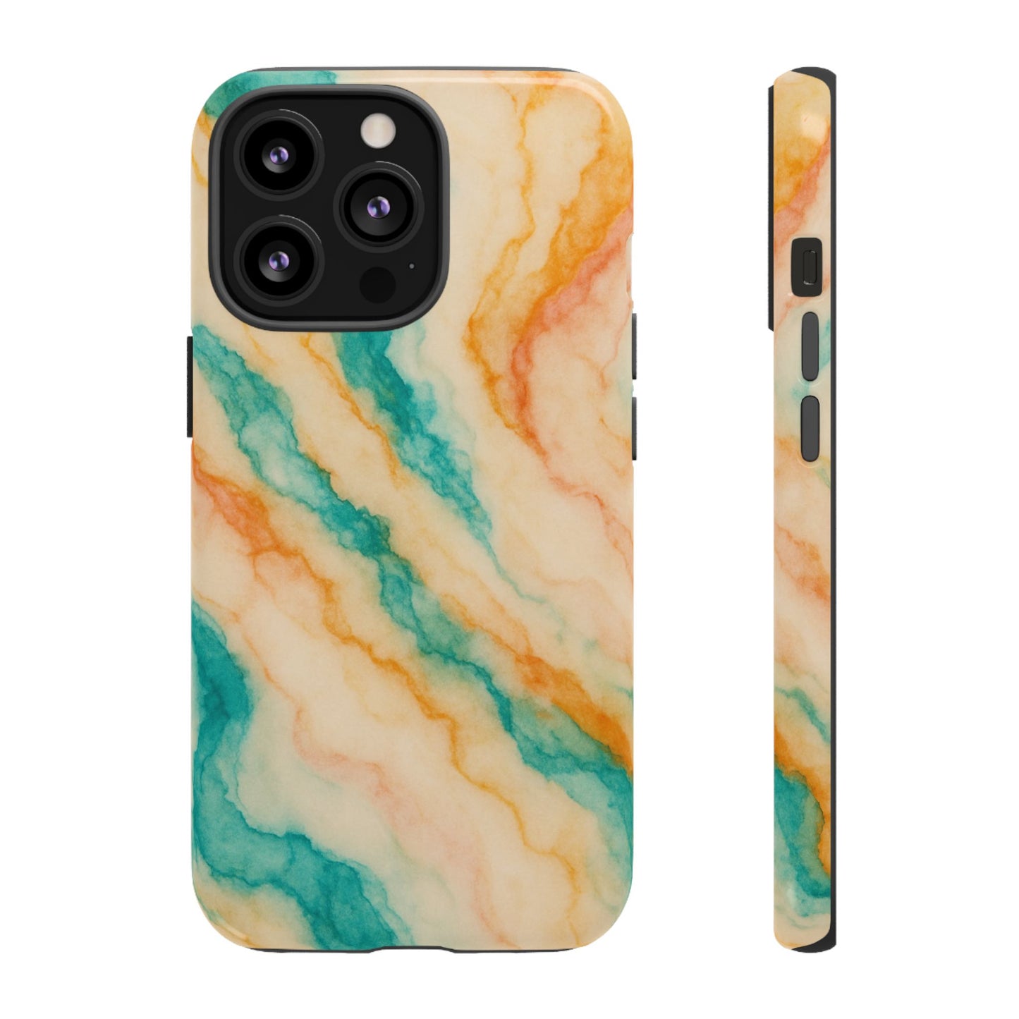 Stylish Phone Case - Tough Cases with Abstract Marble Design, Trendy Accessory, Gift for Her, Protective Case, Unique Phone Cover