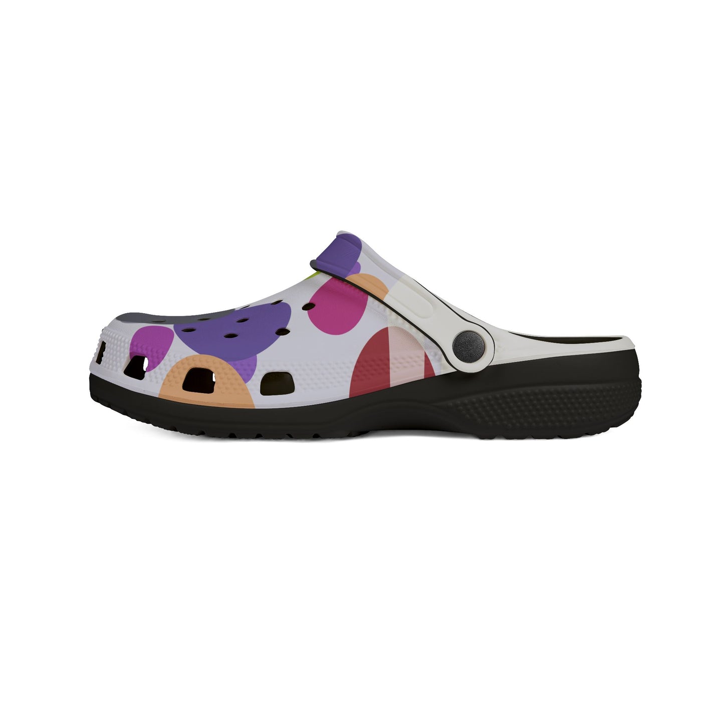 Colorful Foam Clogs, Fun Slip-On Shoes for Summer, Casual Footwear for Pool, Beach and Home