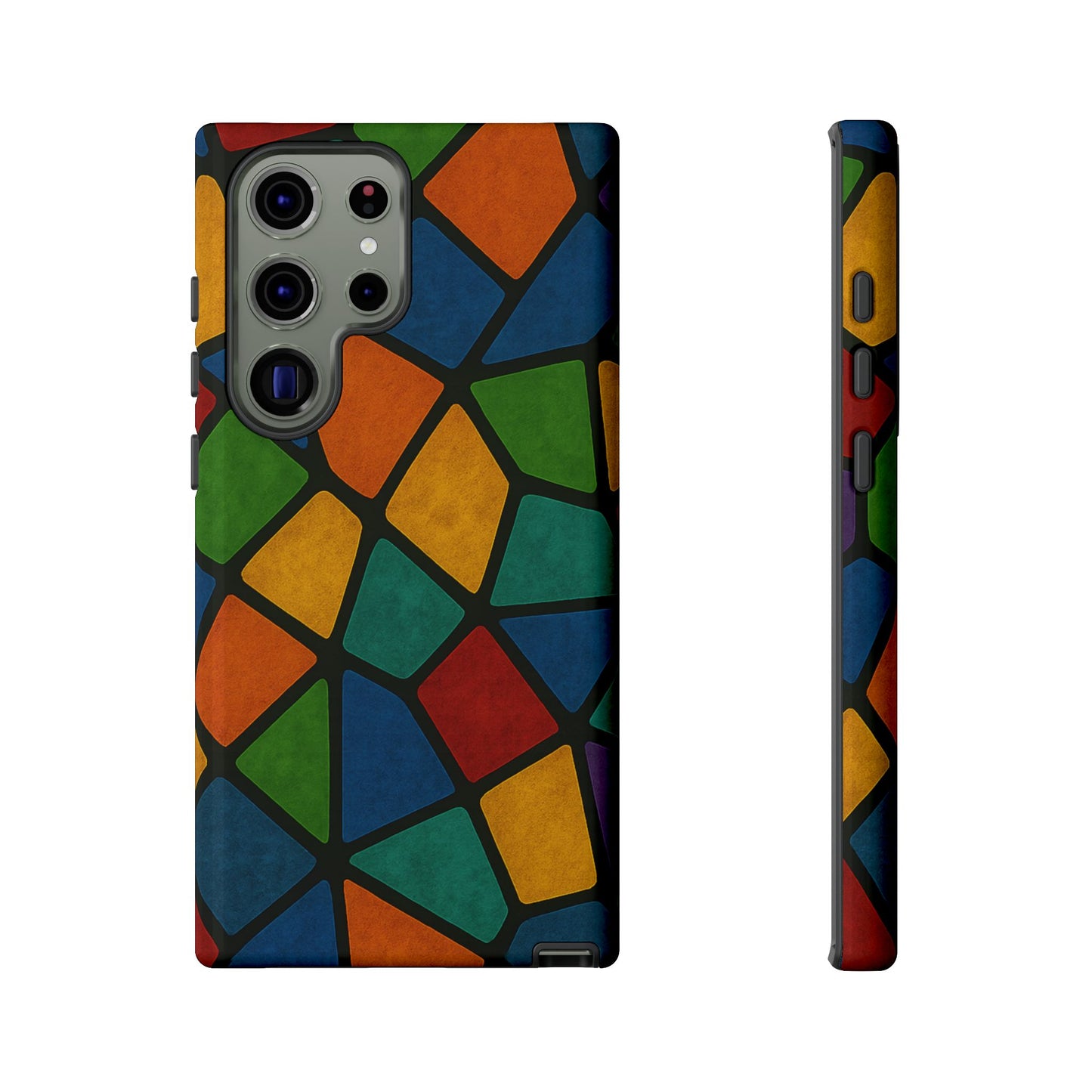 Colorful Mosaic Phone Case, Tough Cell Phone Cover, Vibrant Smartphone Protector, Unique Gift for Weddings, Birthday, Holidays