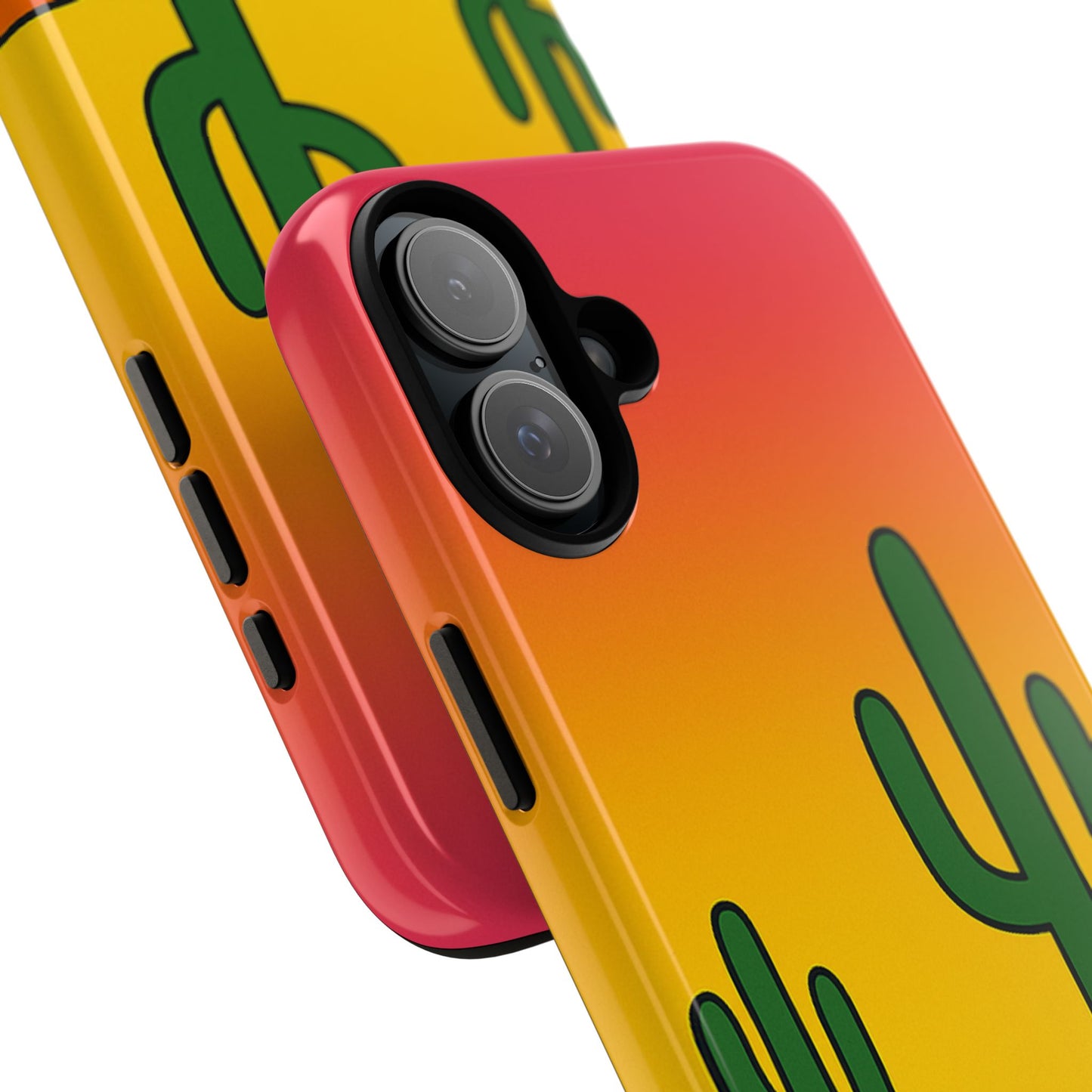 Desert Vibes Phone Case, Tough Cases, Cactus Design, Colorful Phone Cover, Summer Aesthetic, Unique Gift Idea