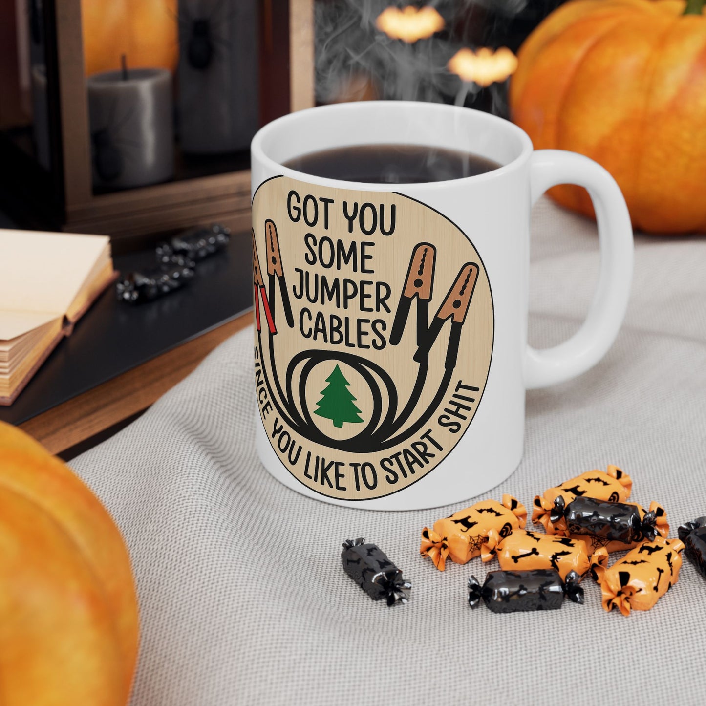 Humorous Ceramic Mug for Car Lovers, Funny Gift for Mechanics, 11oz or 15oz, Birthday, Father's Day, Coffee Cup