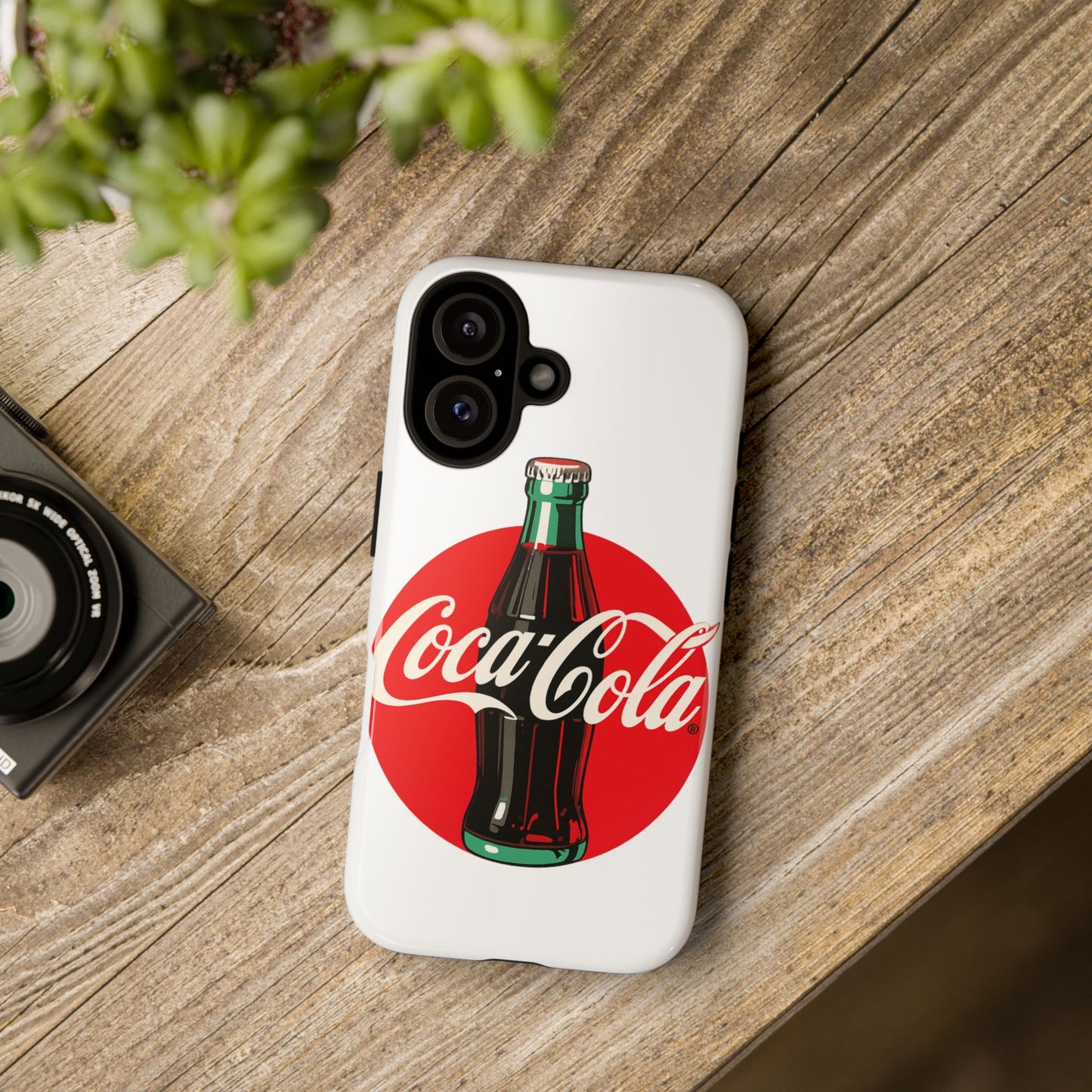 Coca-Cola Tough Phone Cases, Vintage Soda Drink, Retro Style, Unique Gift, Phone Accessories, Summer Vibes
