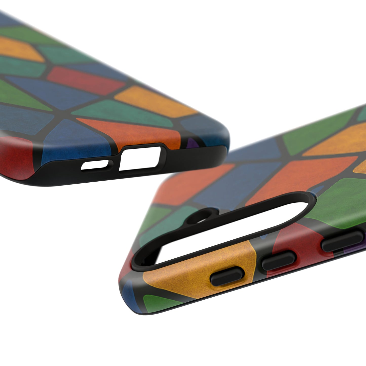 Colorful Mosaic Phone Case, Tough Cell Phone Cover, Vibrant Smartphone Protector, Unique Gift for Weddings, Birthday, Holidays