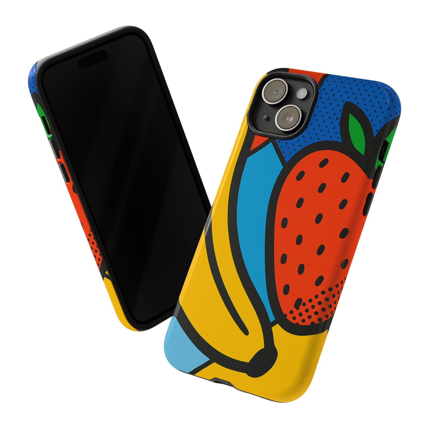 Colorful Fruit Phone Case - Tough Cases - Fun, Vibrant, Unique, Gifts for Friends, Summer Accessories, Trendy Phone Protector