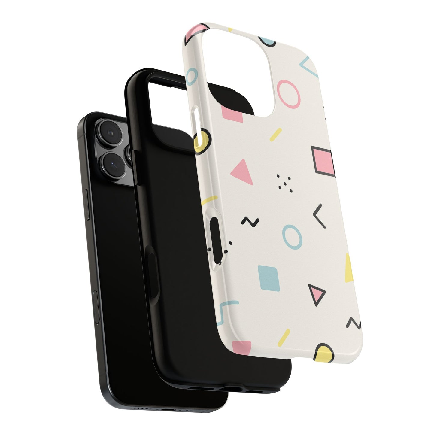 Geometric Phone Case - Stylish Tough Cases for Trendsetters, Unique Phone Covers, Modern Accessories, Gift Ideas for Her