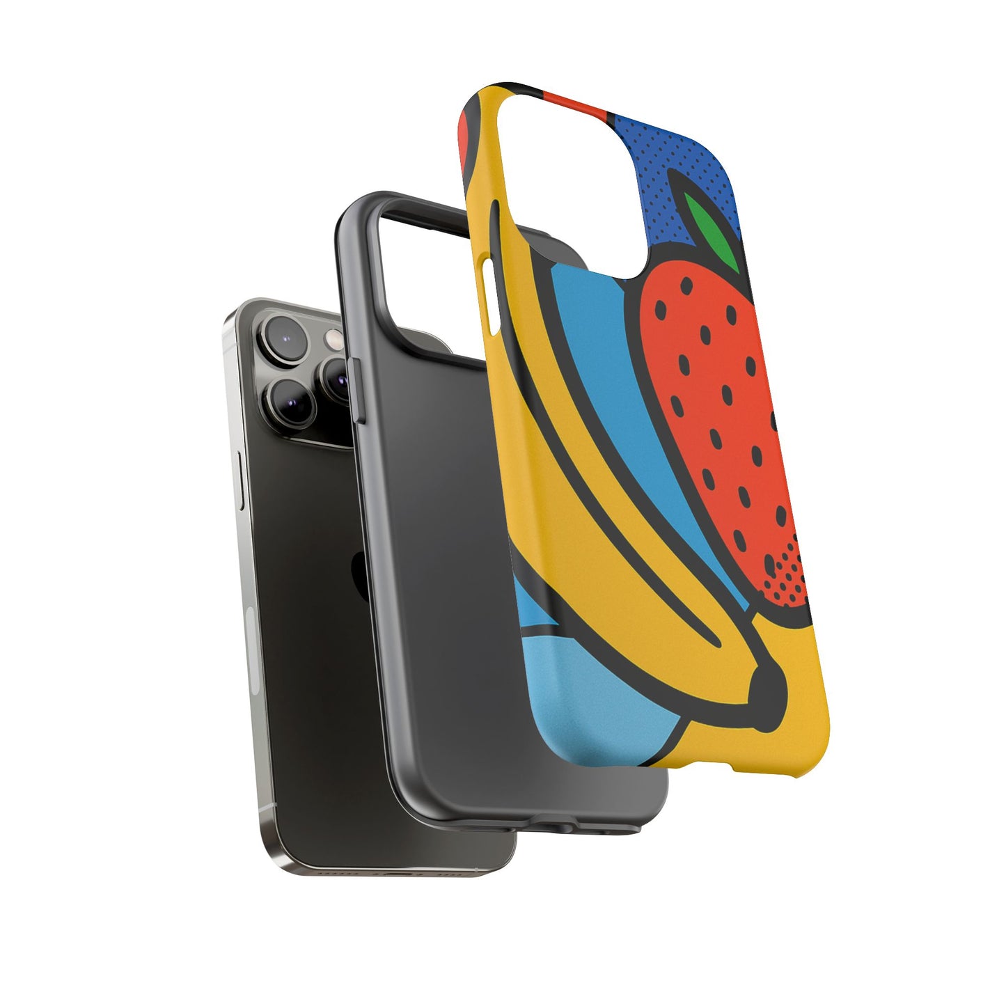 Colorful Fruit Phone Case - Tough Cases - Fun, Vibrant, Unique, Gifts for Friends, Summer Accessories, Trendy Phone Protector