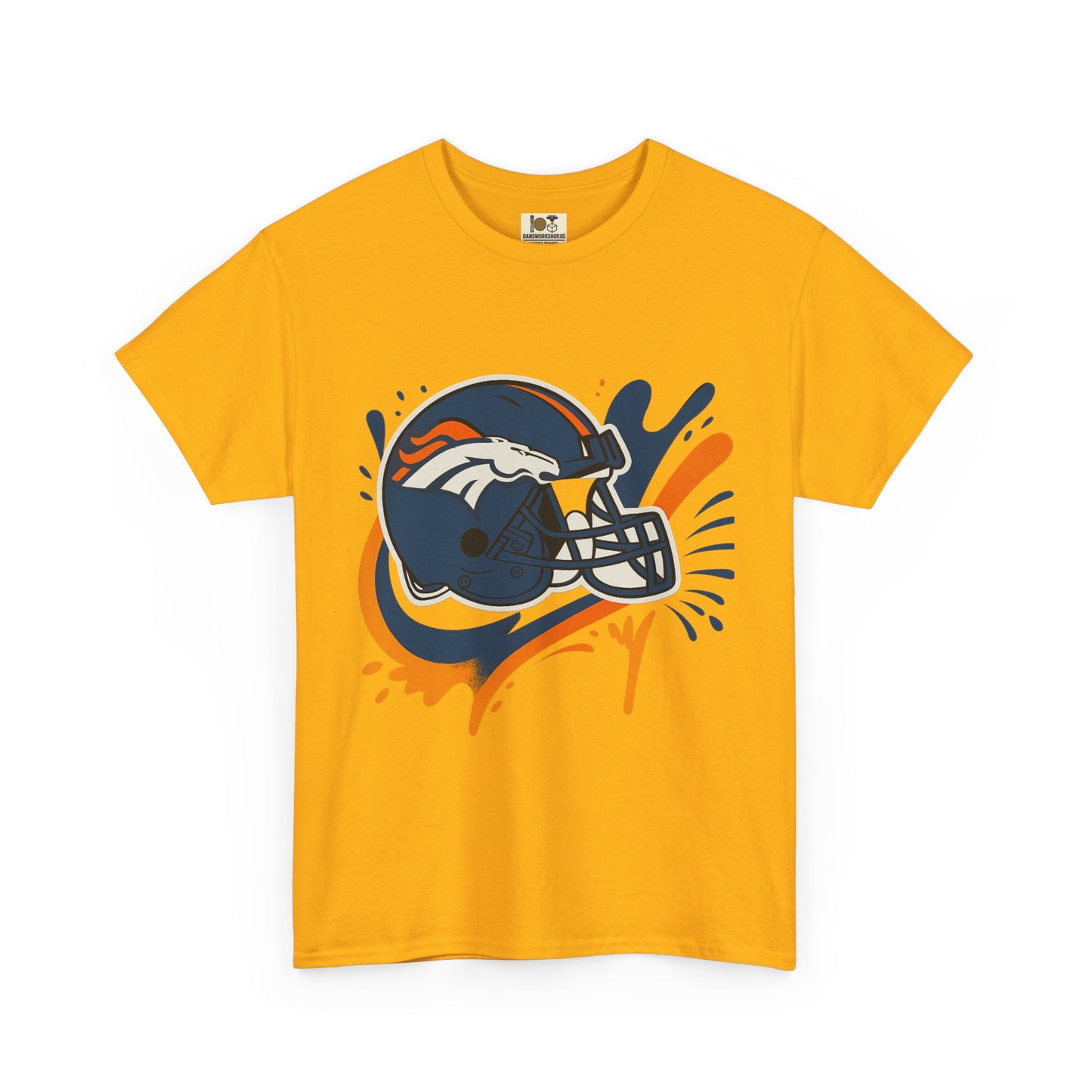 Denver Broncos Heavy Cotton Tee, Sports Team Shirt, Game Day Apparel, Unisex T-Shirt, Football Fan Gift, Denver Merchandise