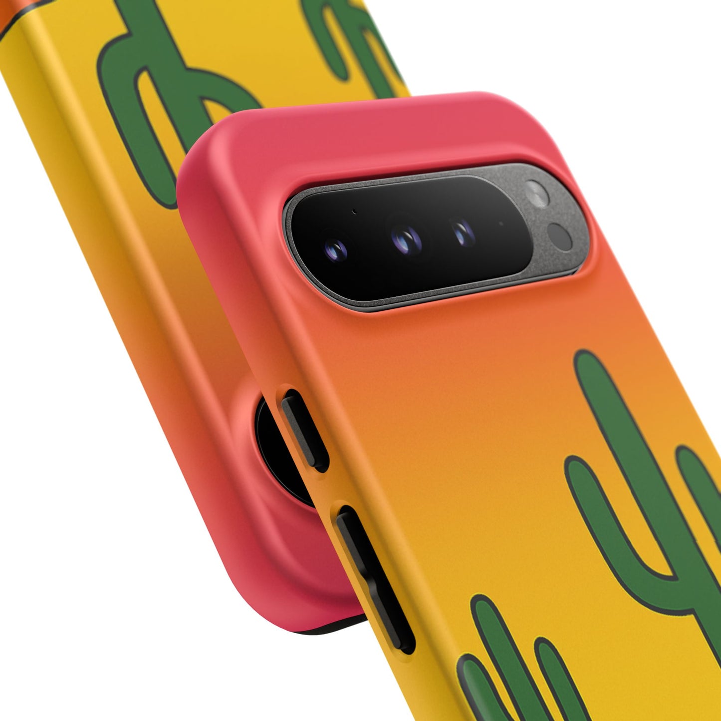 Desert Vibes Phone Case, Tough Cases, Cactus Design, Colorful Phone Cover, Summer Aesthetic, Unique Gift Idea