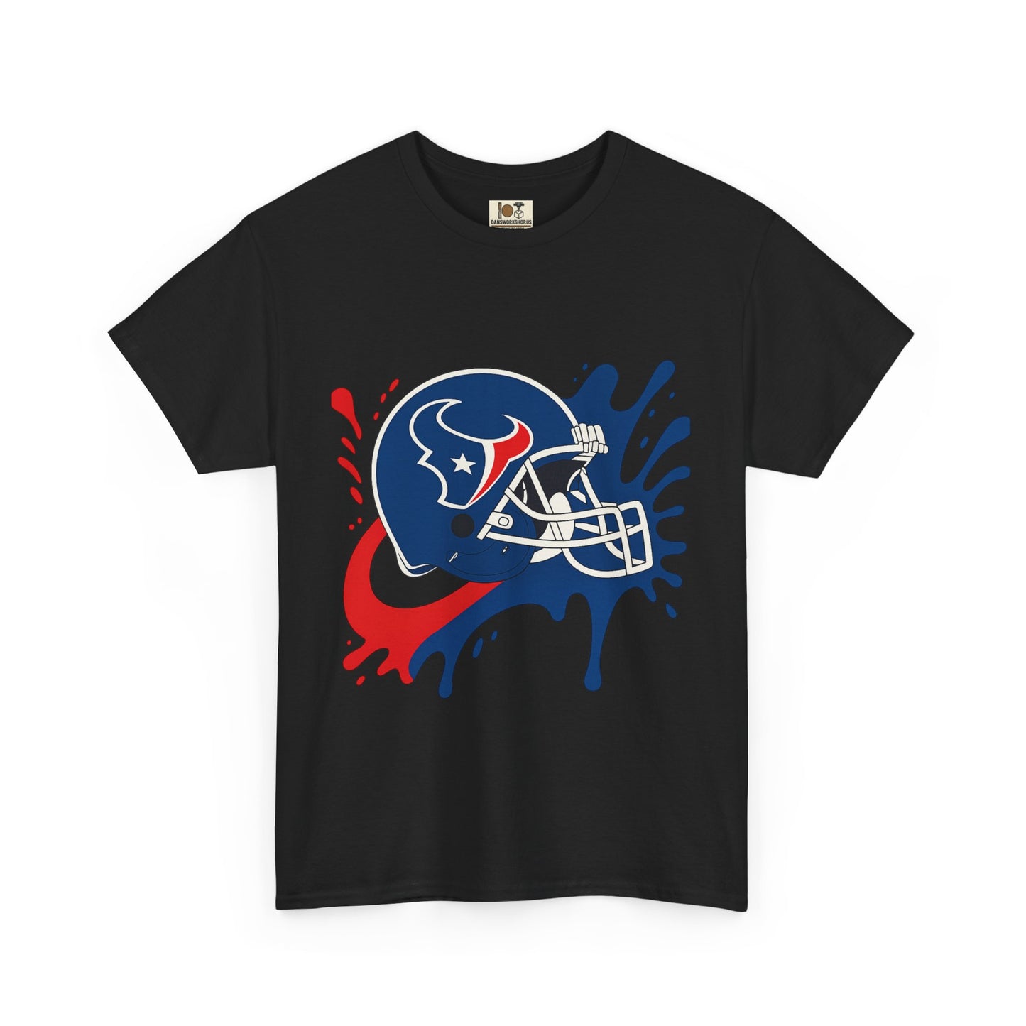 Football Splash Art Tee, Unisex Sports Shirt, Game Day Casual Wear, Gift for Fans, Holidays, Team Spirit Apparel