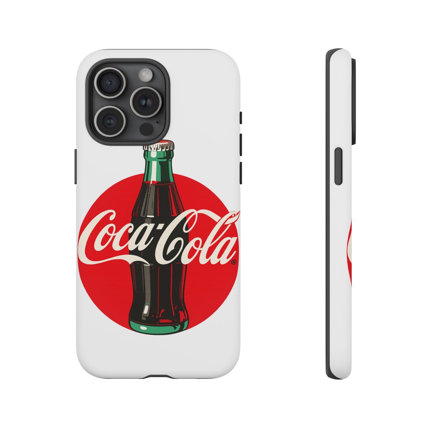 Coca-Cola Tough Phone Cases, Vintage Soda Drink, Retro Style, Unique Gift, Phone Accessories, Summer Vibes
