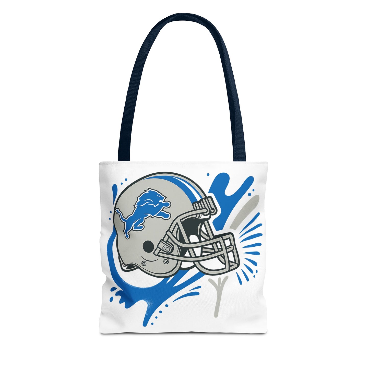 Sporty Tote Bag, Floral Football Tote, Game Day Bag, NFL Team Spirit Bag, Birthday Gift for Sports Fans, Everyday Use Bag