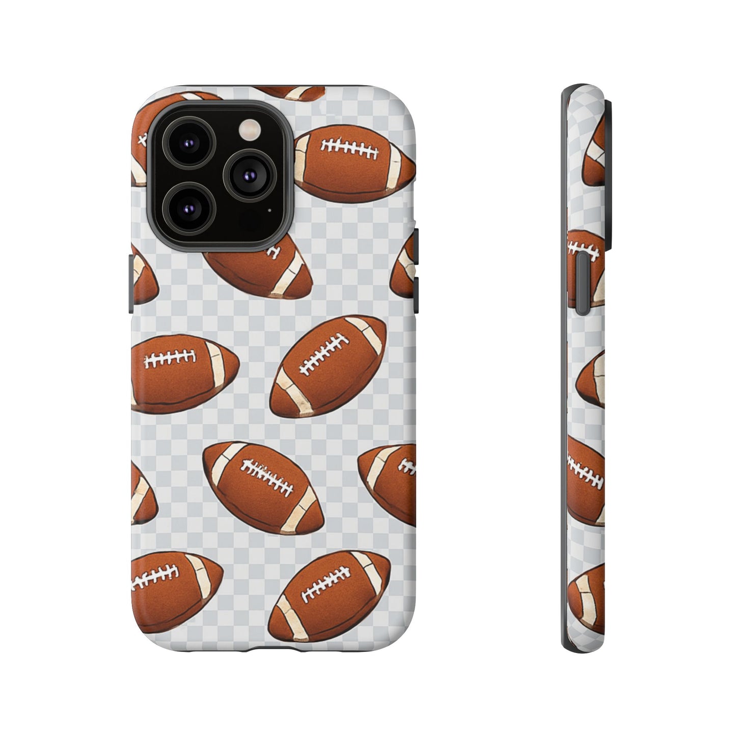 Football Phone Case, Tough Cases for Sports Fans, Unique Gift for Football Lovers, Protective Decor, Athletic Accessories